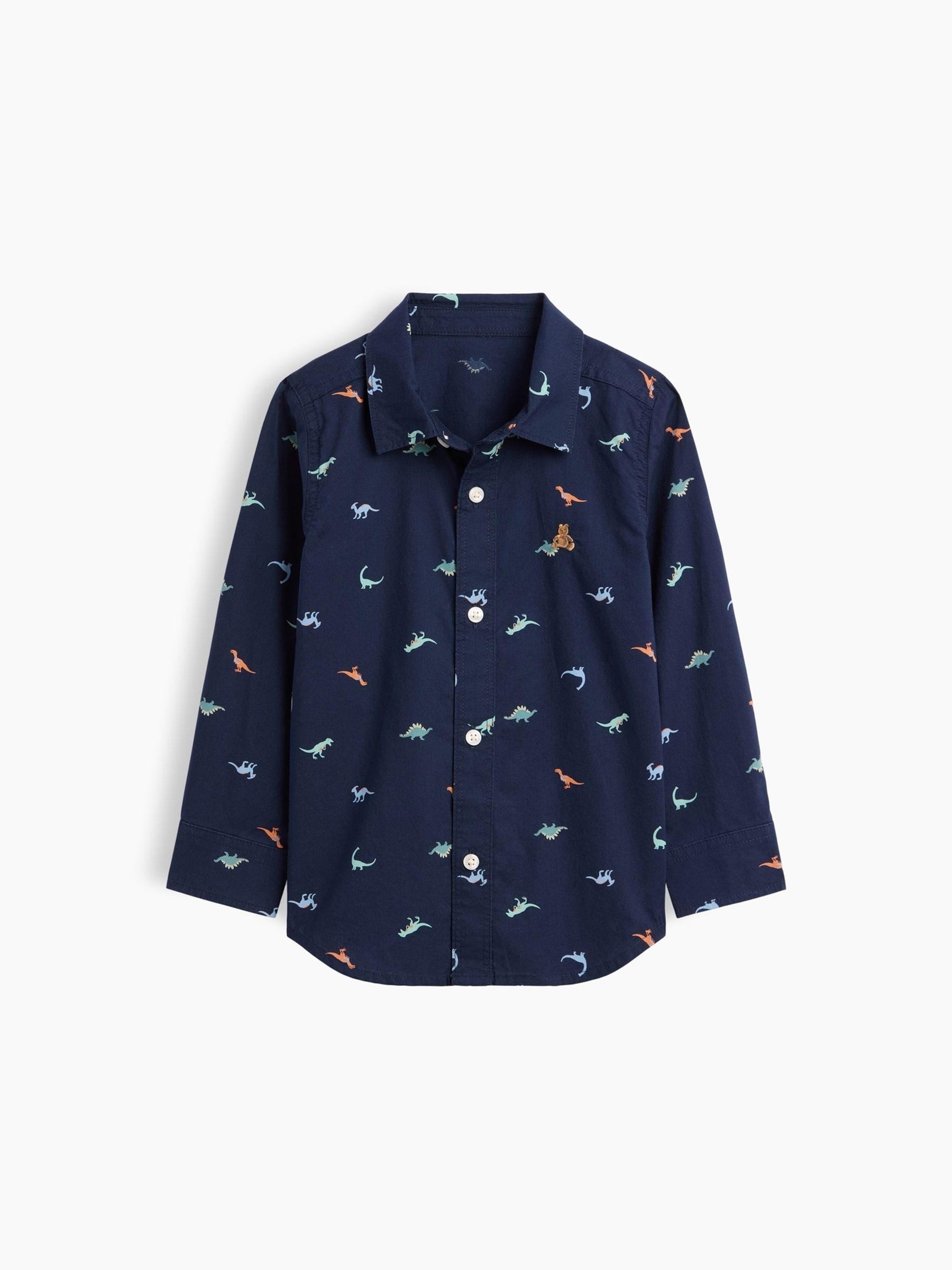 Blue Dinosaur Poplin Shirt - Image 1 of 3