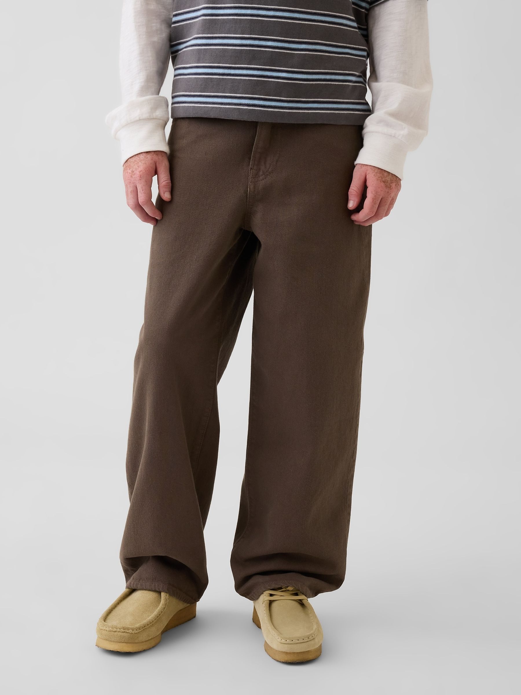 Brown Baggy Jeans - Image 1 of 4