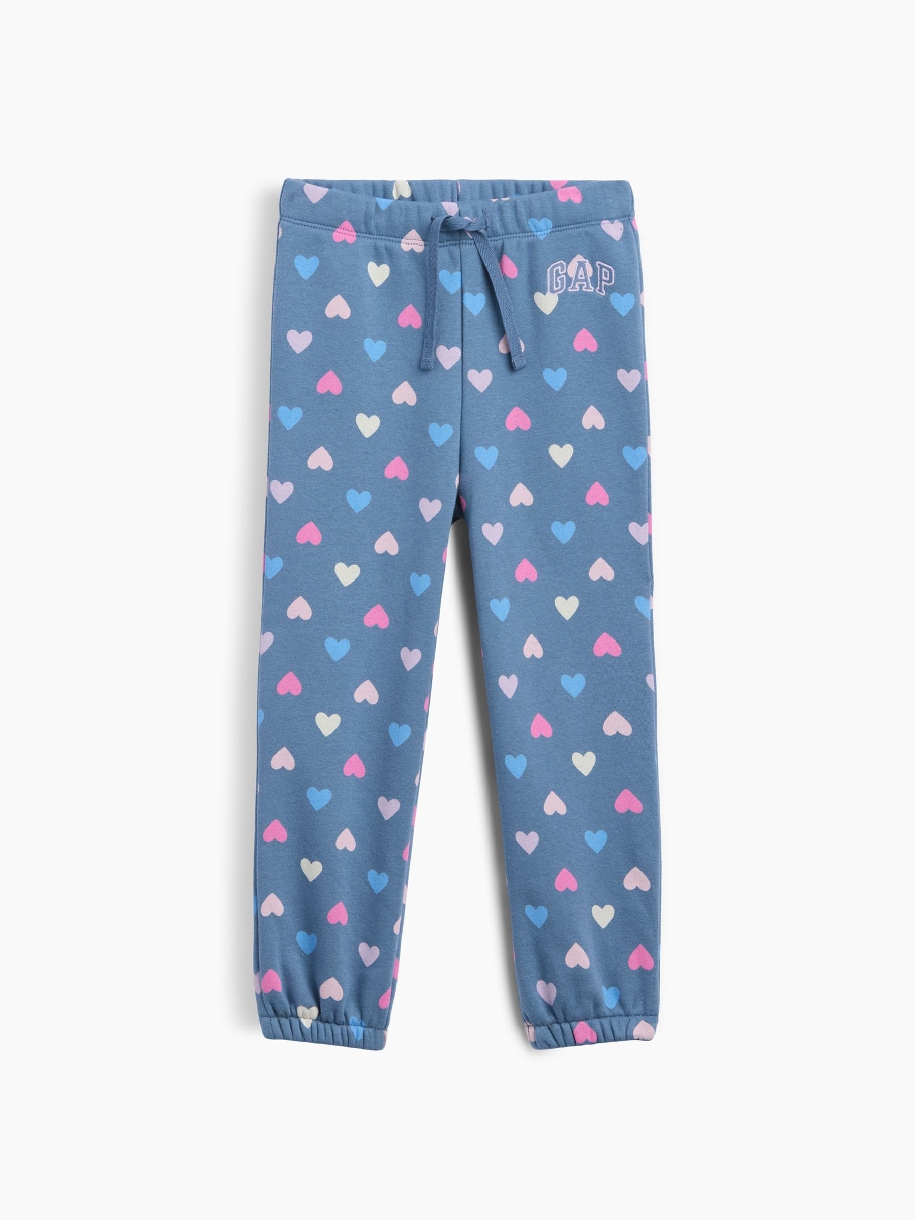 Blue Heart Pull On Logo Joggers - Image 1 of 3