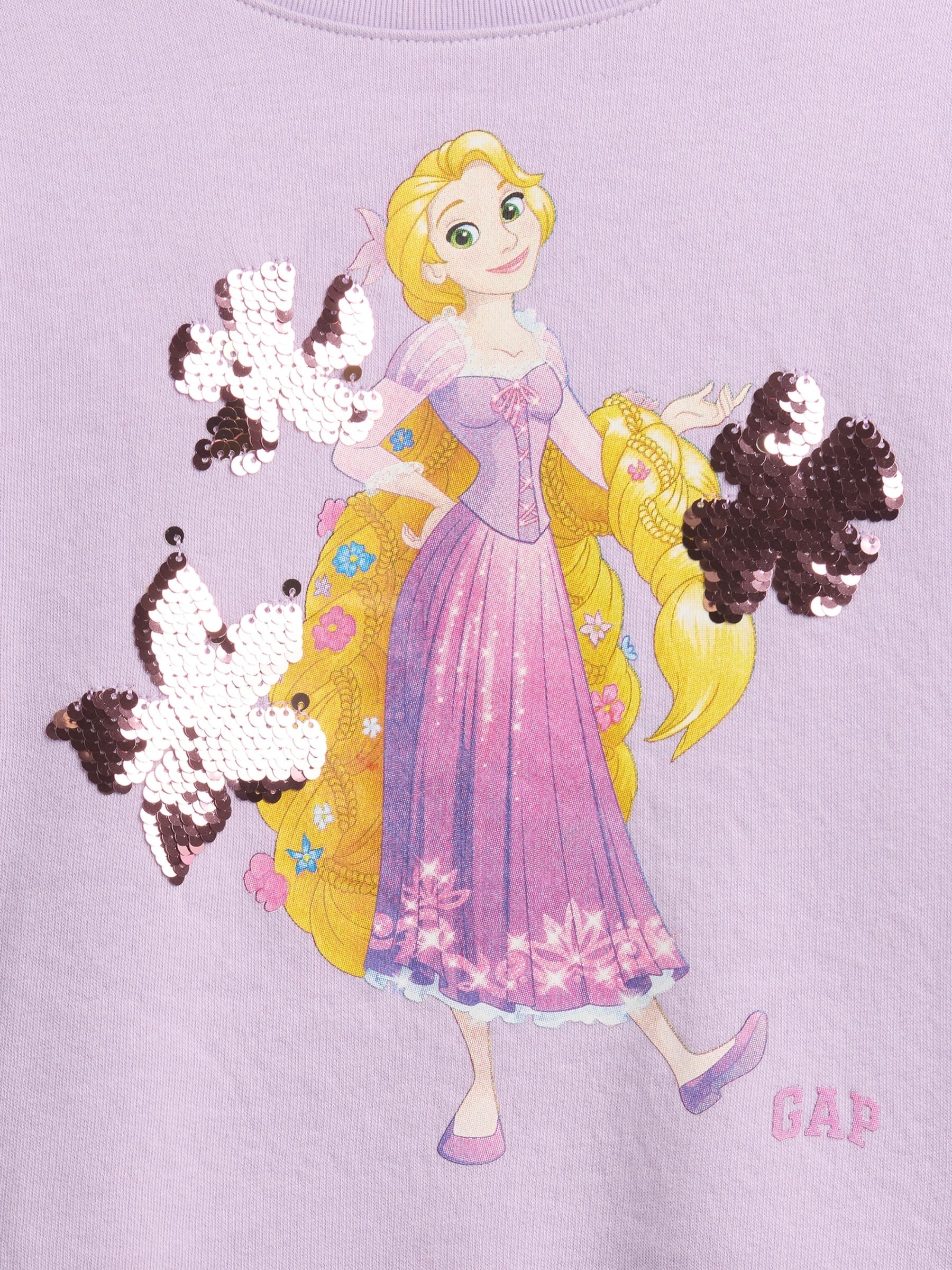 Purple Rapunzel Disney Relaxed Flip-Sequin Wedge Sweatshirt - Image 5 of 5 Purple Rapunzel Disney Relaxed Flip-Sequin Wedge Sweatshirt - Image 5 of 5