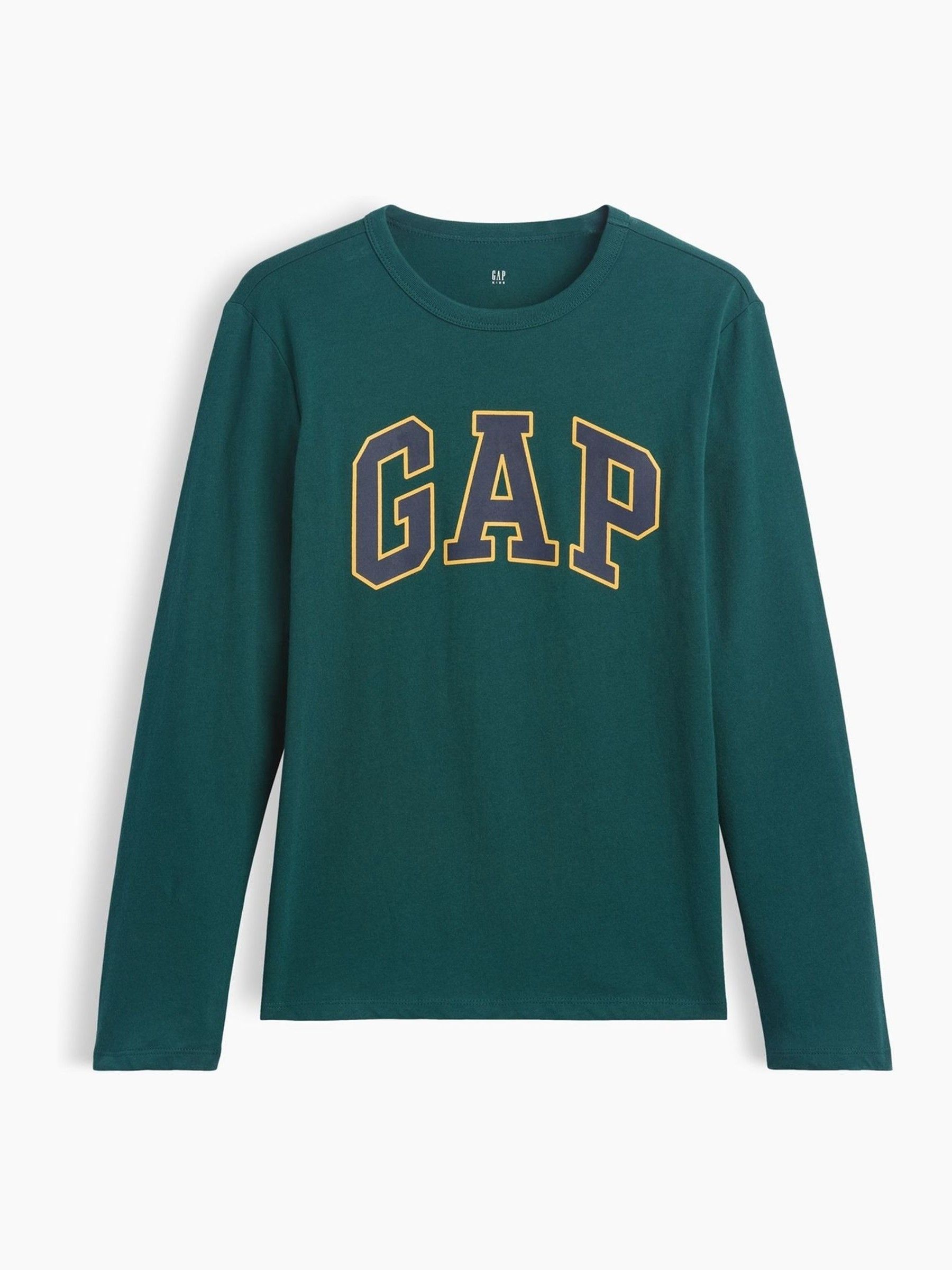 Dark Green Logo Long Sleeve T-Shirt - Image 1 of 3 Dark Green Logo Long Sleeve T-Shirt - Image 1 of 3