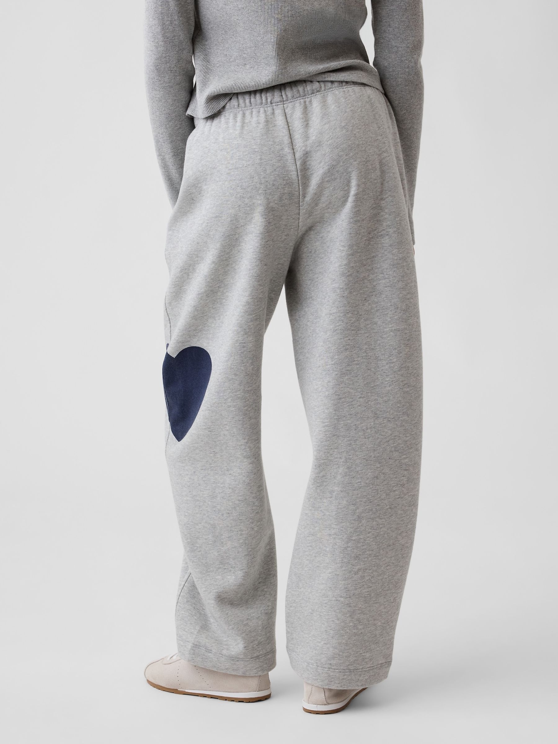 Grey Heart Vintage Soft Relaxed Barrel Joggers - Image 2 of 6