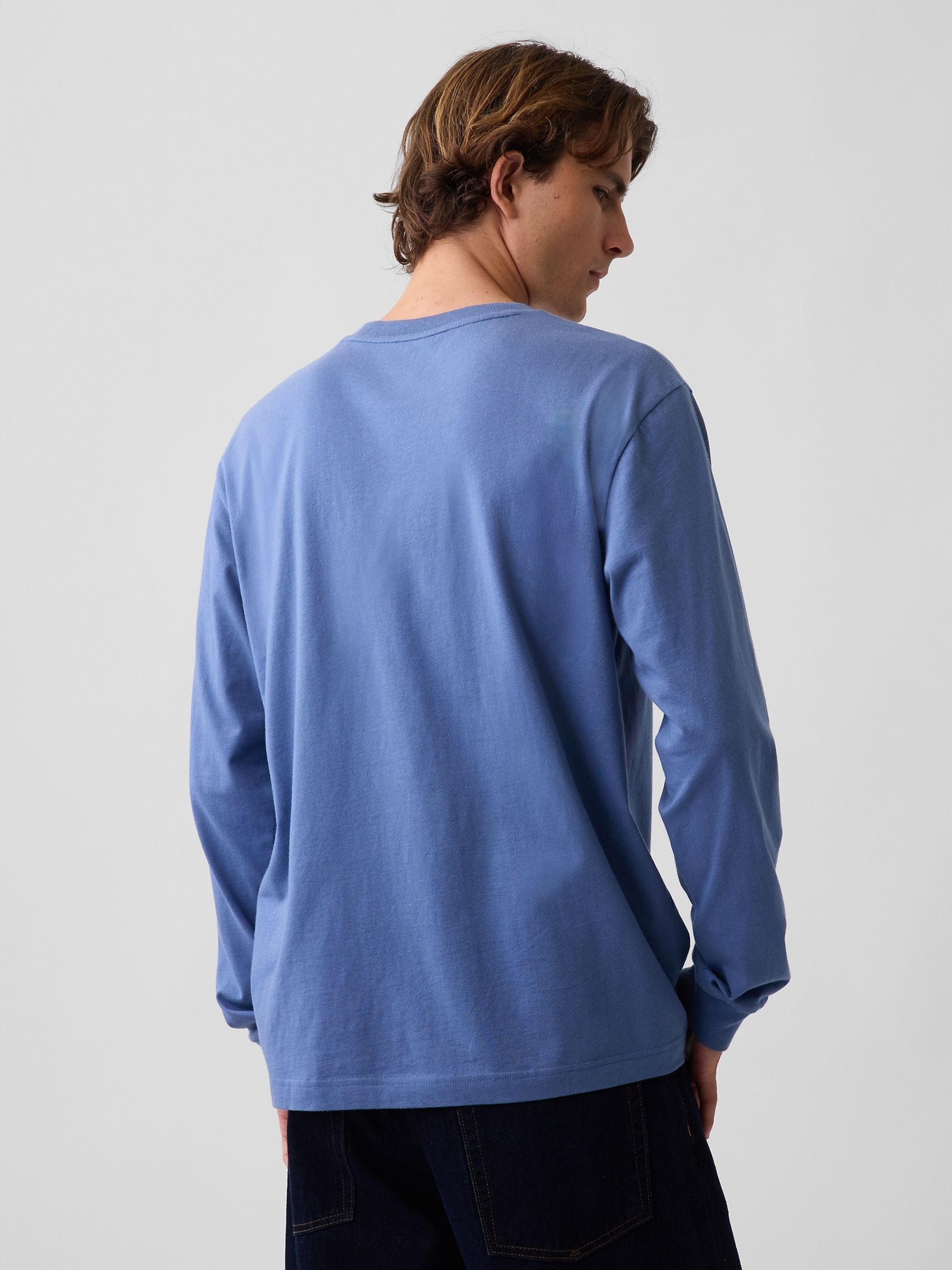 Blue Long Sleeve T-Shirt - Image 2 of 4