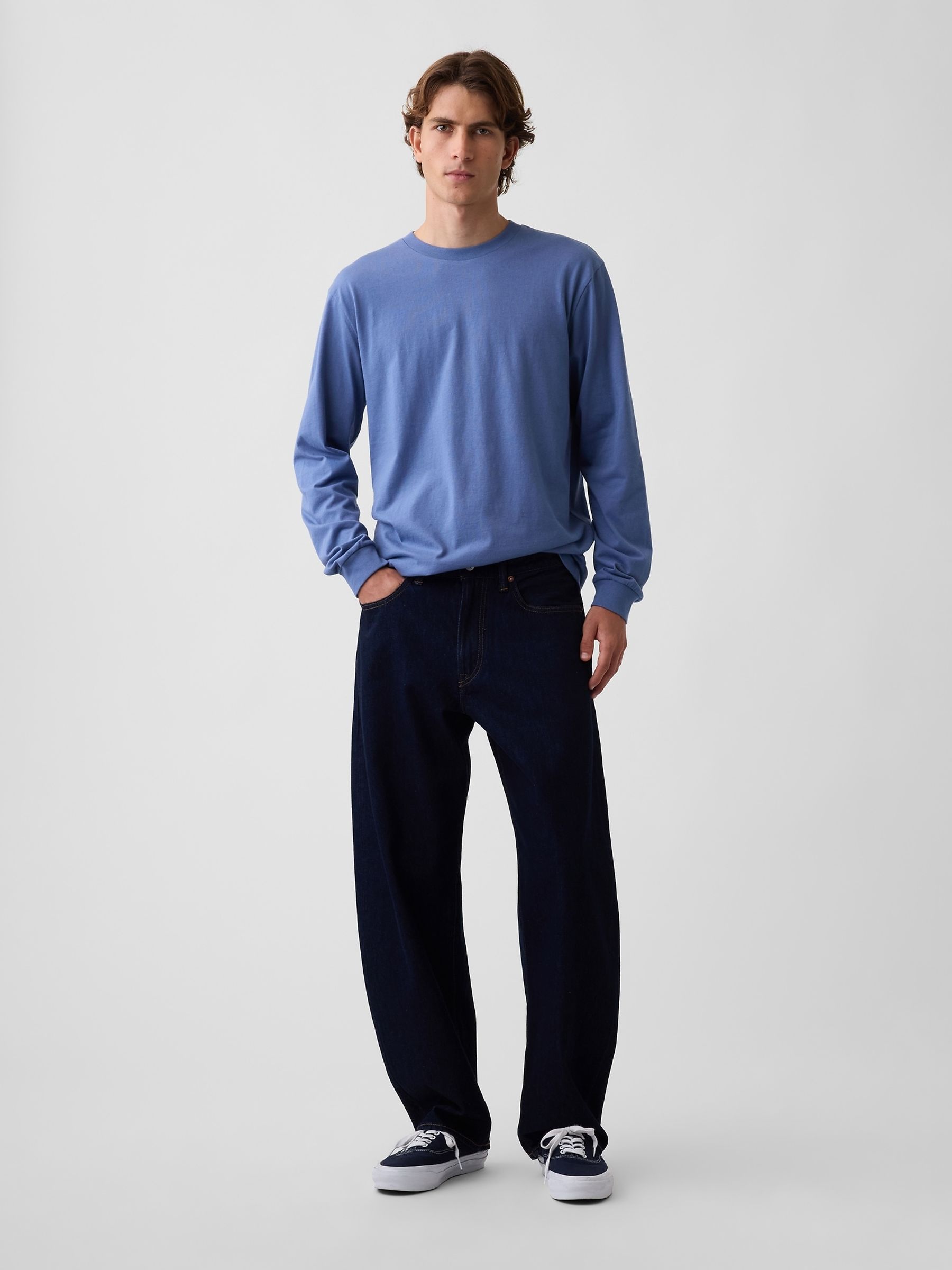 Blue Long Sleeve T-Shirt - Image 3 of 4