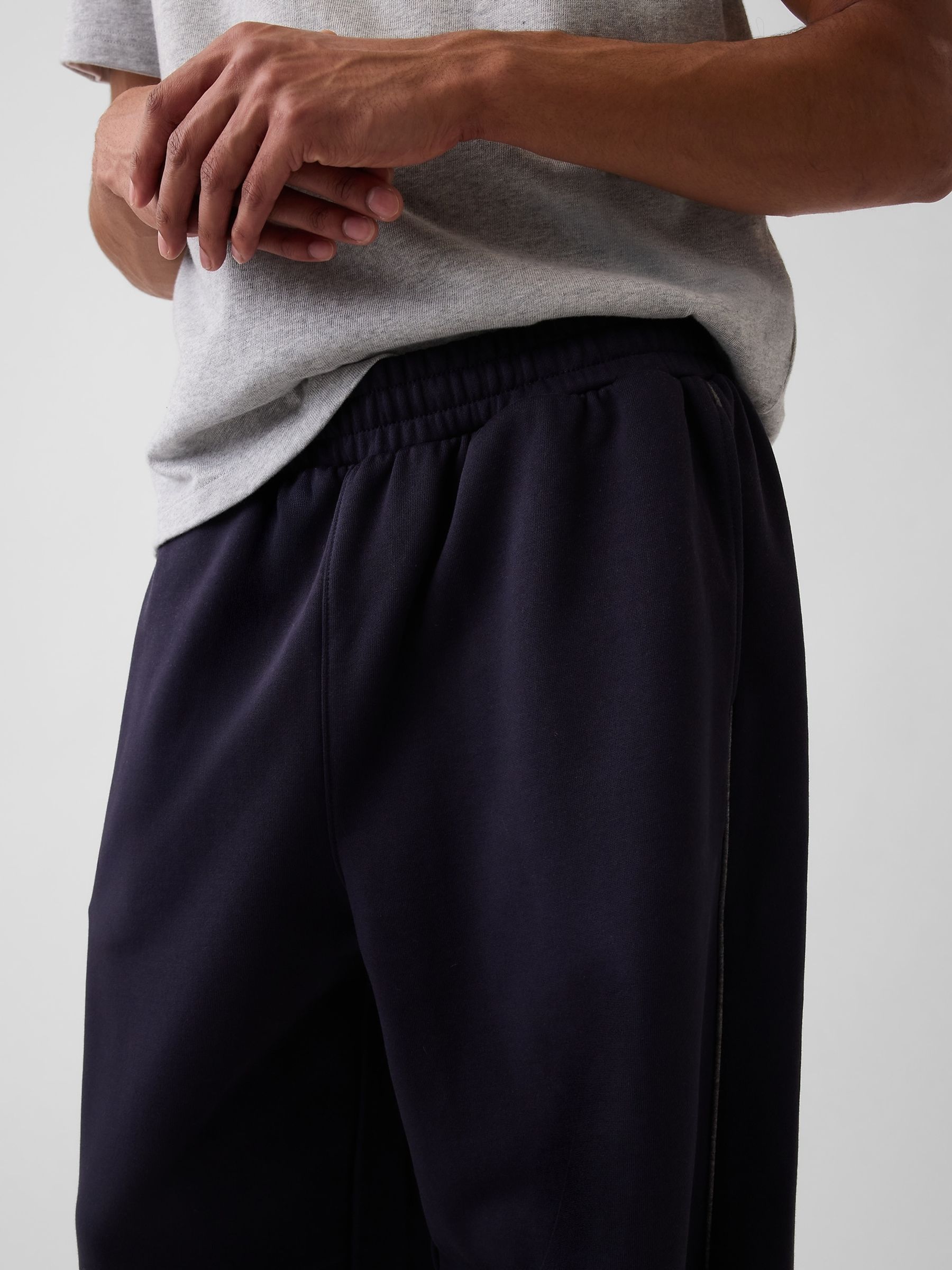 Navy Heavyweight Baggy Joggers - Image 4 of 4