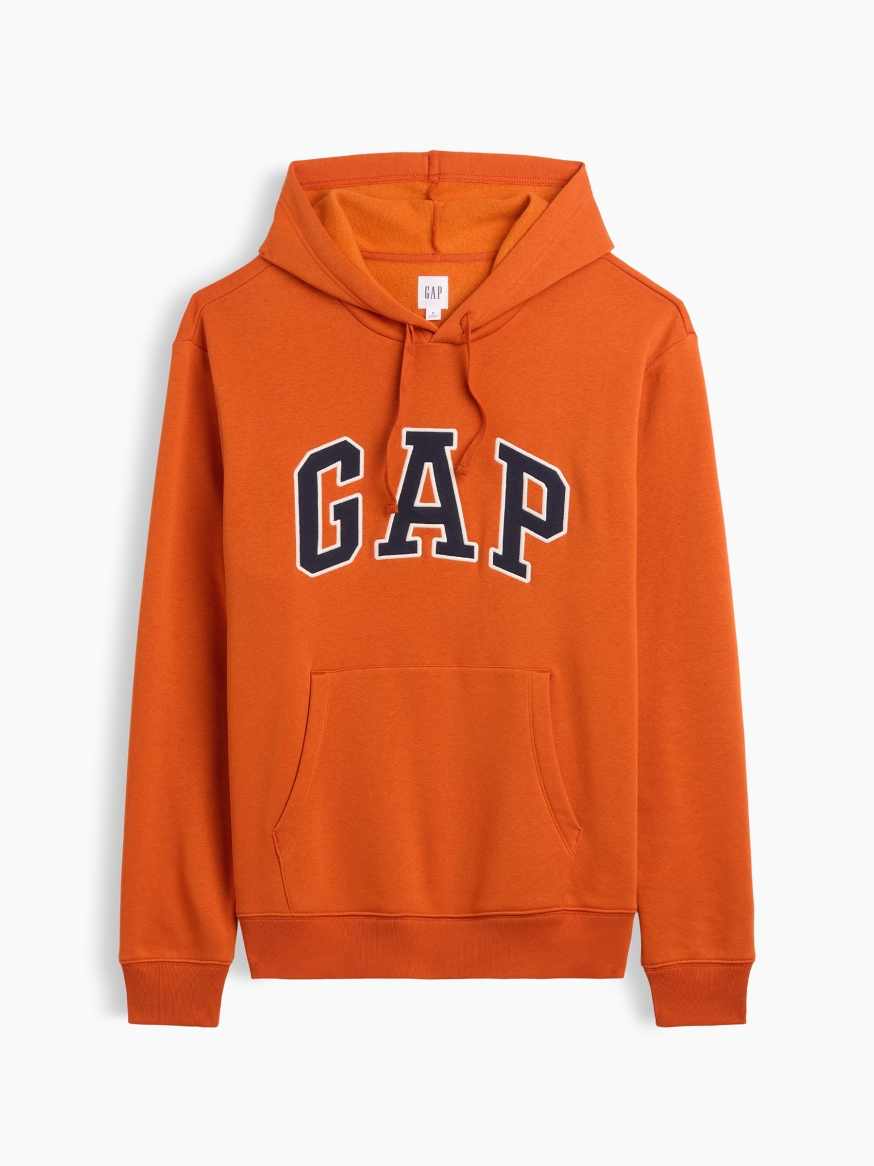 Orange Relaxed Logo Hoodie - Image 4 of 4