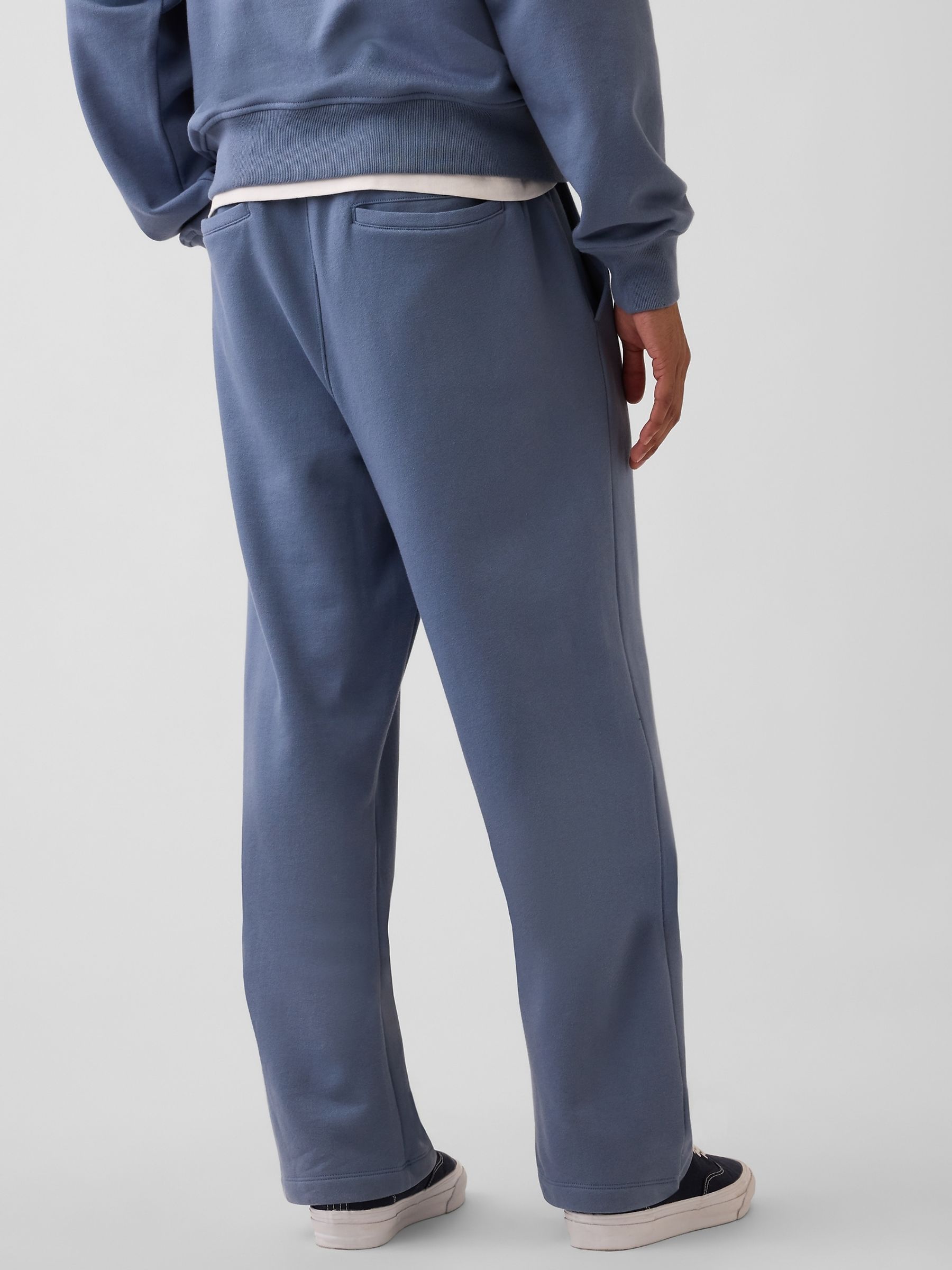 Blue Heavyweight Relaxed Logo Joggers - Image 2 of 4 Blue Heavyweight Relaxed Logo Joggers - Image 2 of 4