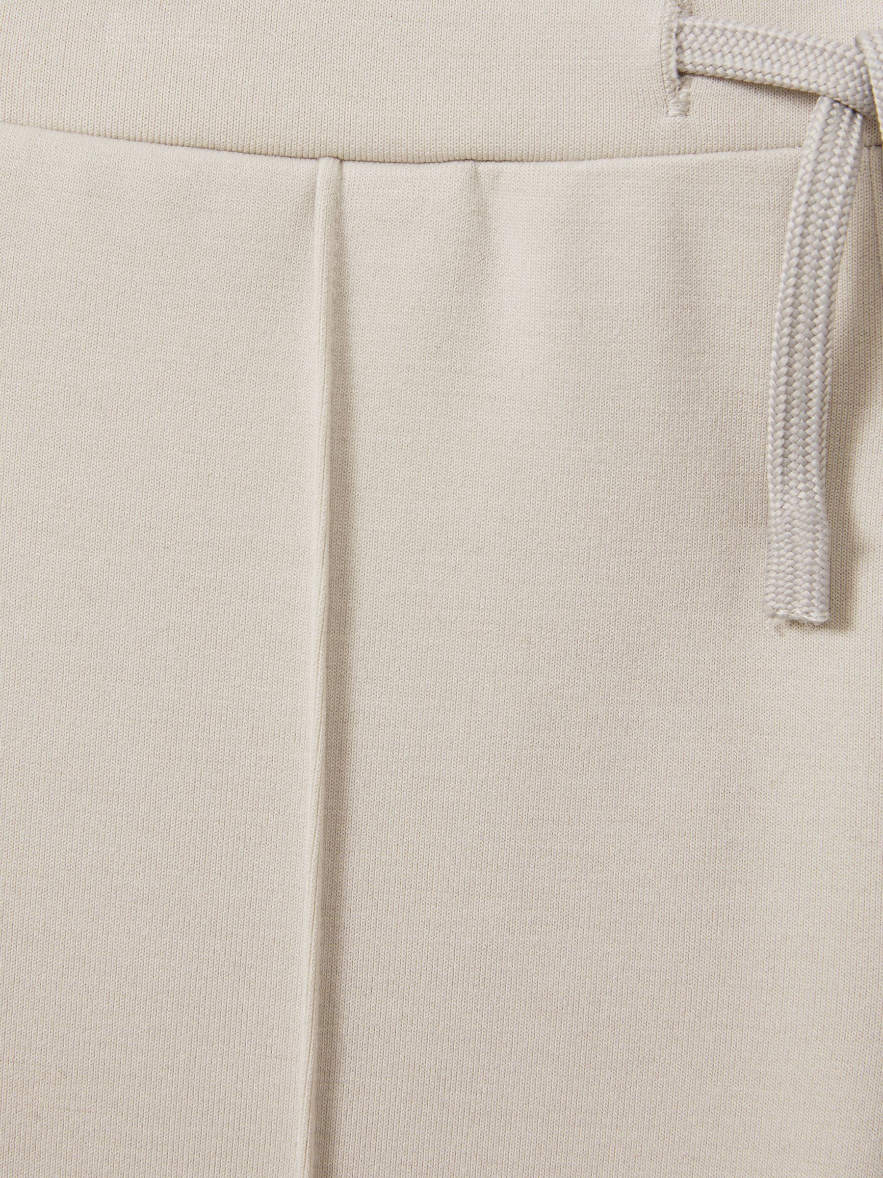 13-14 yrs Interlock Jersey Drawstring Joggers in Cement - Image 4 of 4