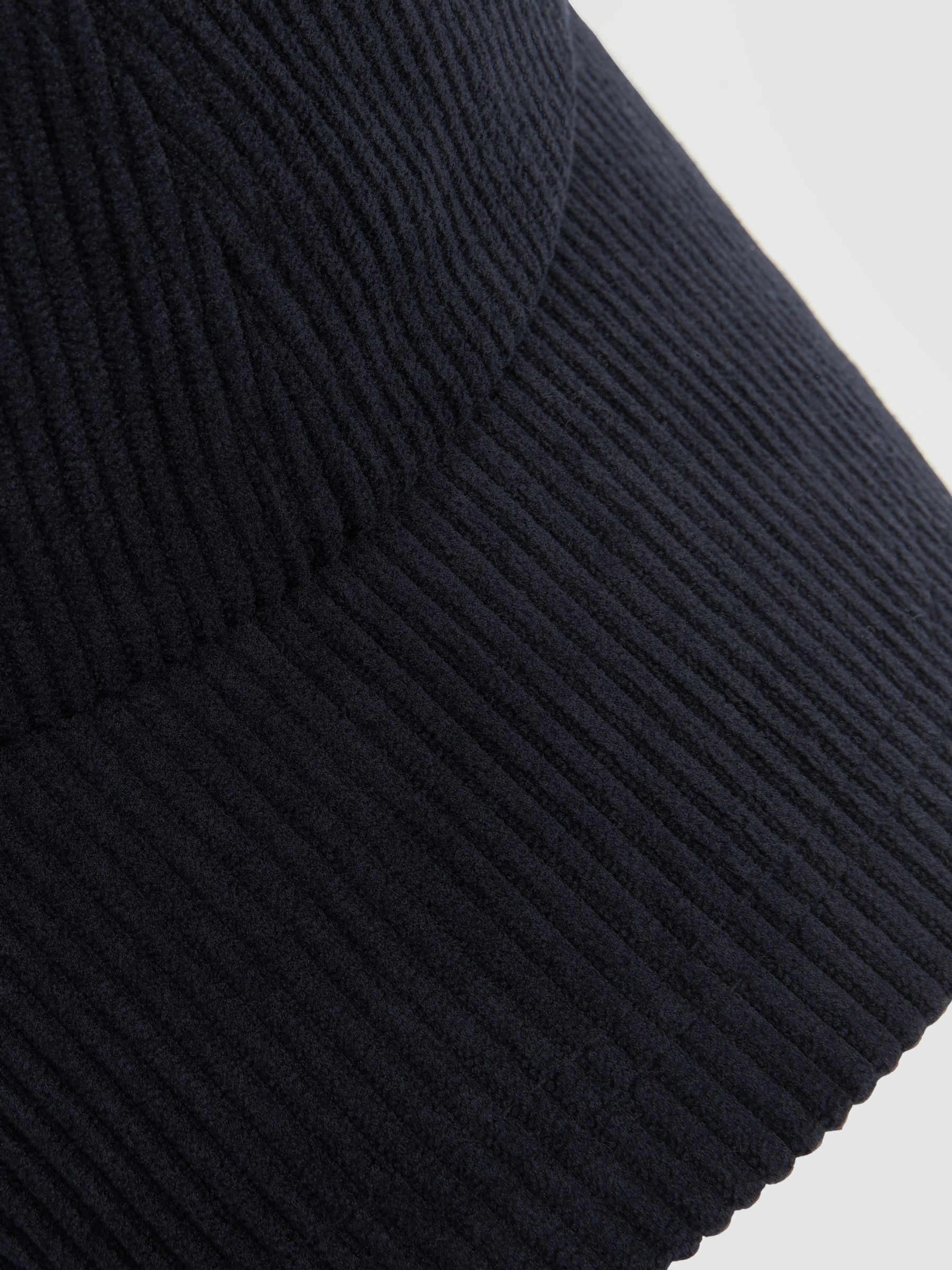 Corduroy Baseball Cap in Dark Navy - Image 4 of 4
