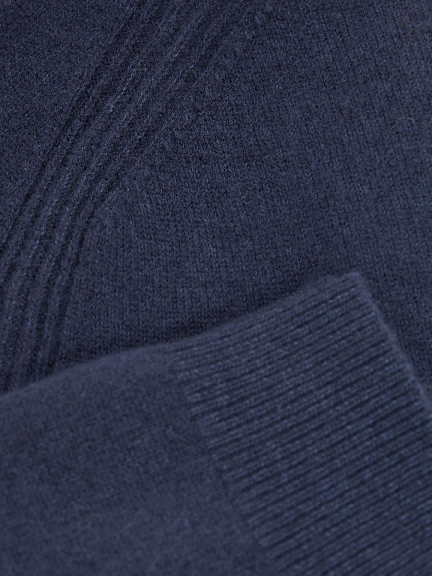 9-13 yrs Wool Blend Crew Neck Jumper in Dark Airforce Blue - Image 4 of 4