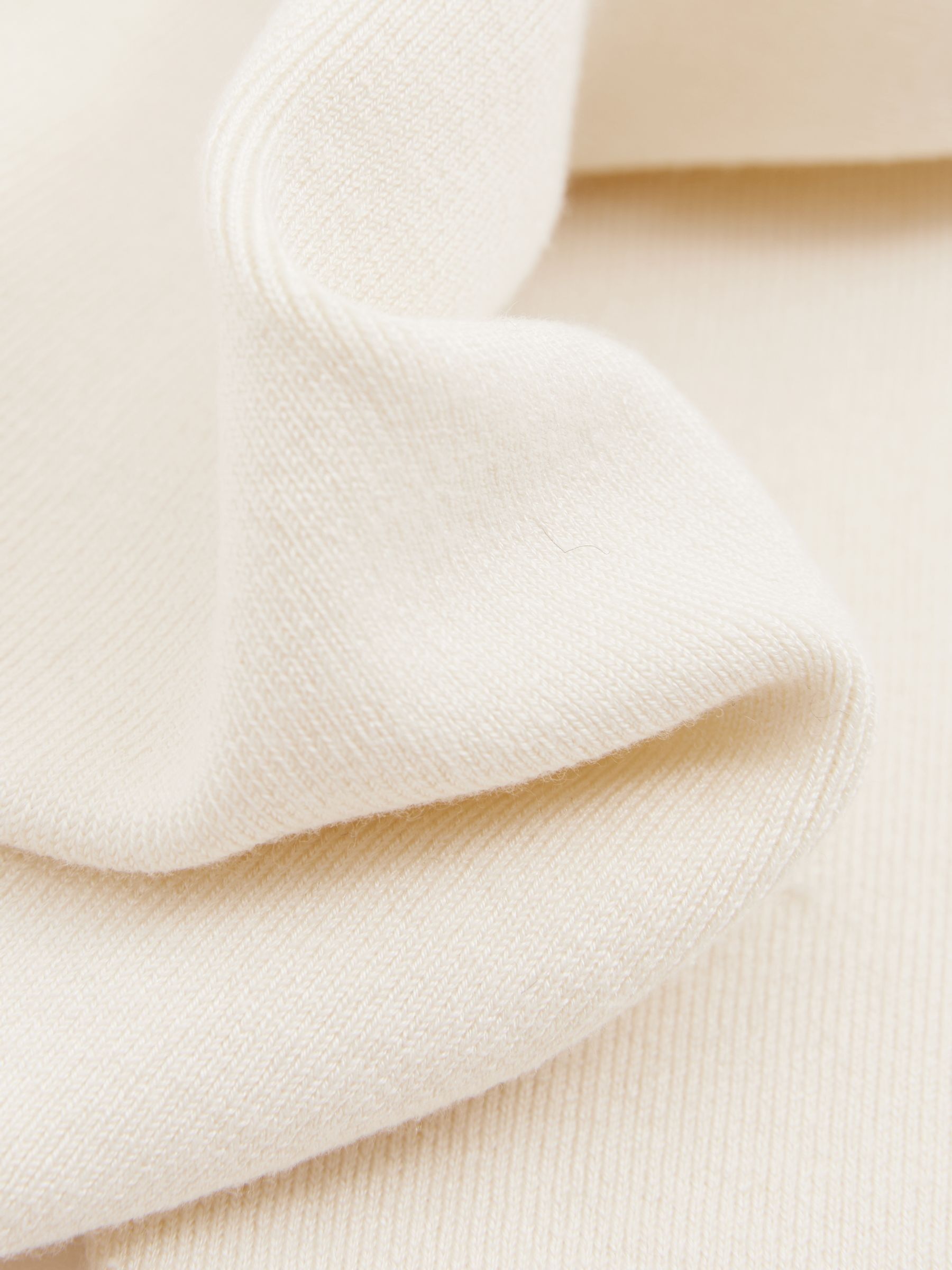 Atelier Knitted Silk-Blend Top in Off White - Image 5 of 6
