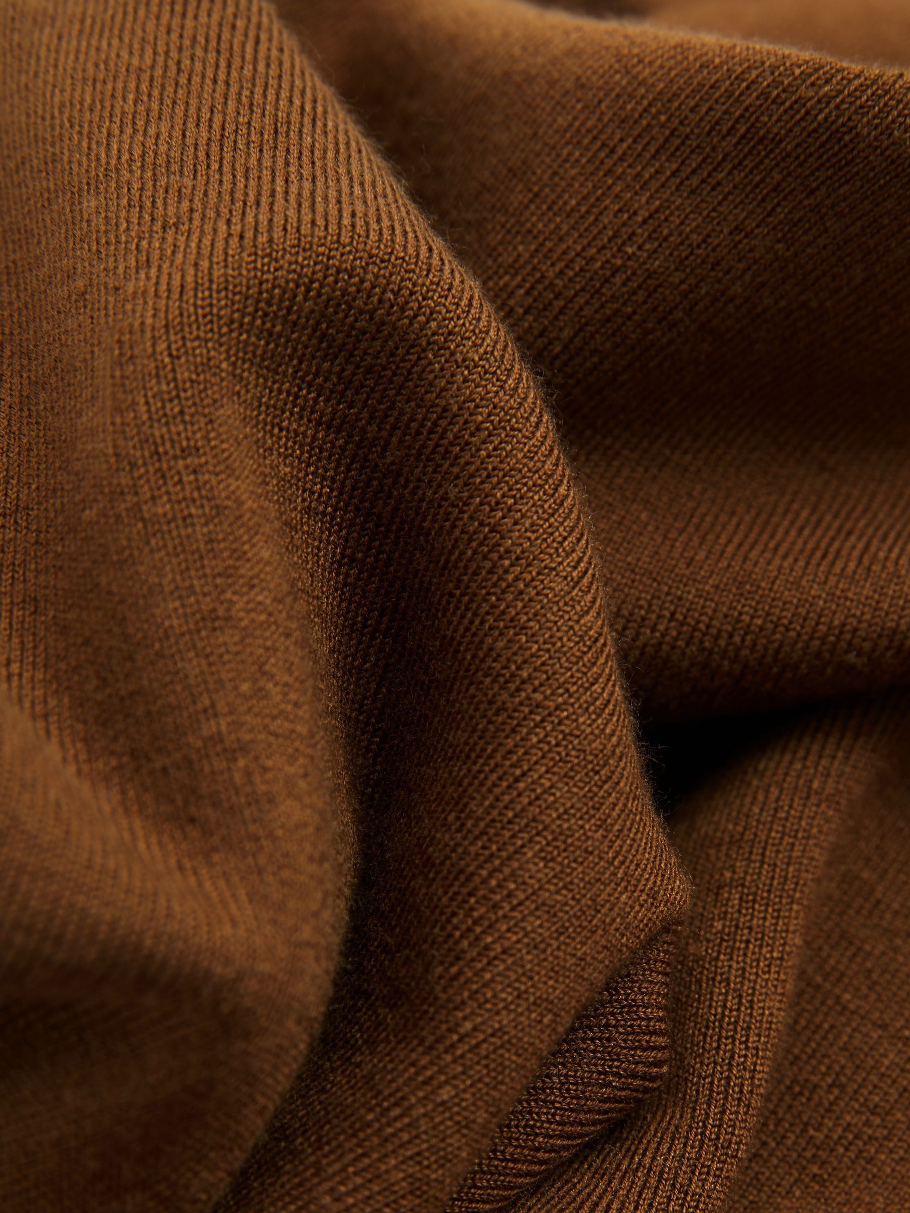 Atelier Knitted Silk-Blend Top in Chocolate - Image 5 of 5