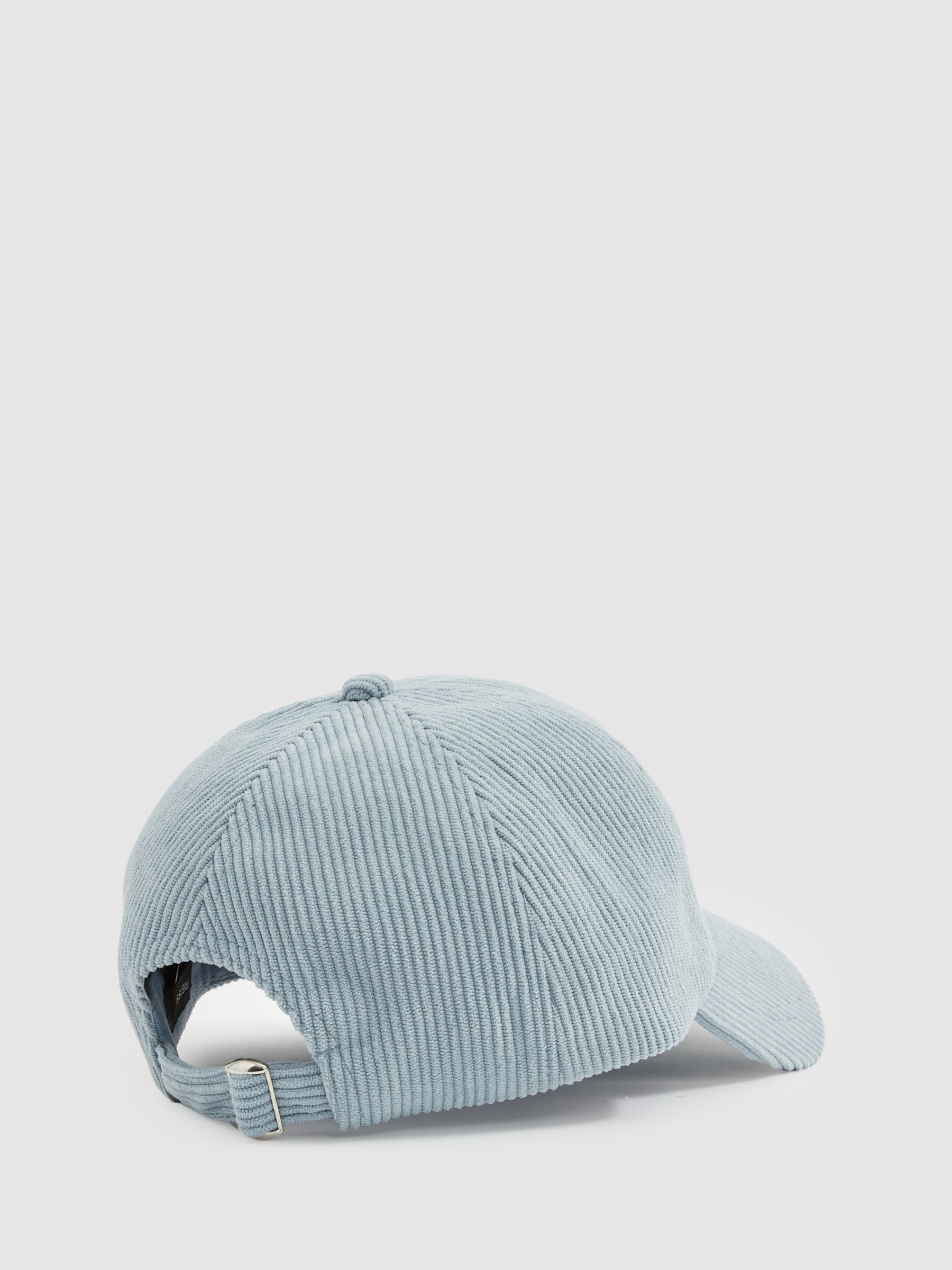 Corduroy Baseball Cap in Soft Blue - Image 3 of 4
