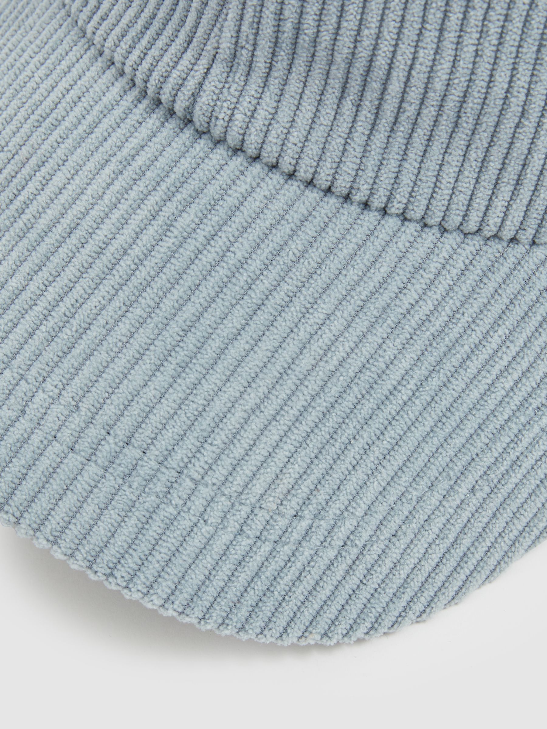 Corduroy Baseball Cap in Soft Blue - Image 4 of 4