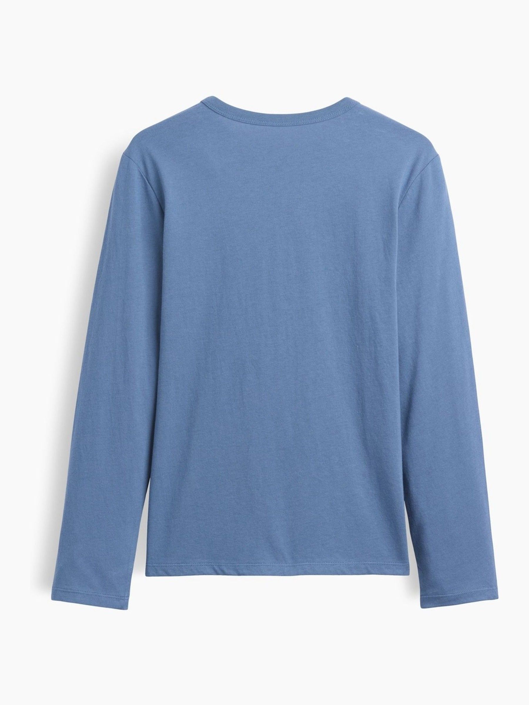 Blue Logo Long Sleeve T-Shirt - Image 2 of 3