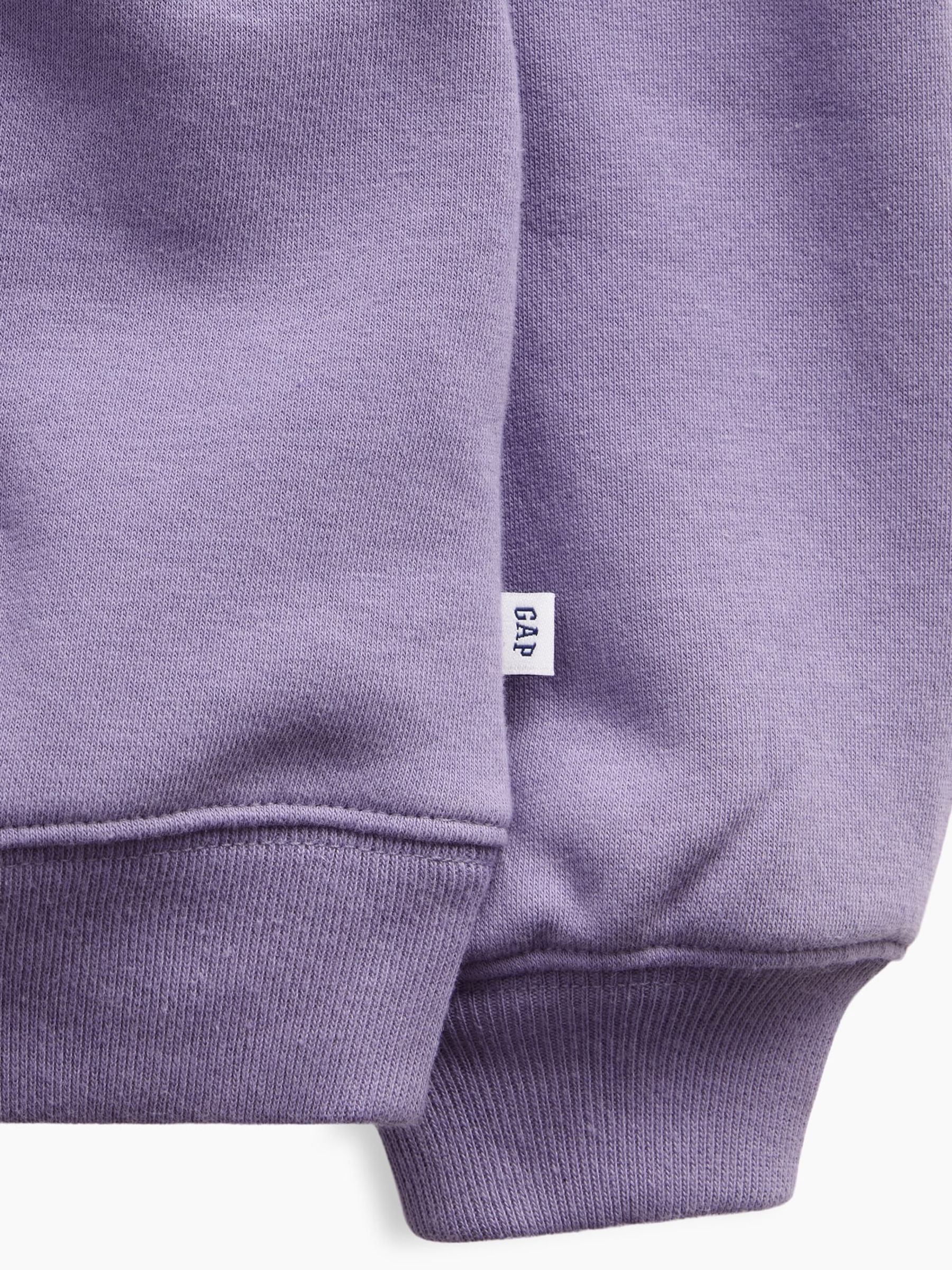 Purple Butterfly Vintage Soft Oversized Logo Hoodie - Image 5 of 5 Purple Butterfly Vintage Soft Oversized Logo Hoodie - Image 5 of 5