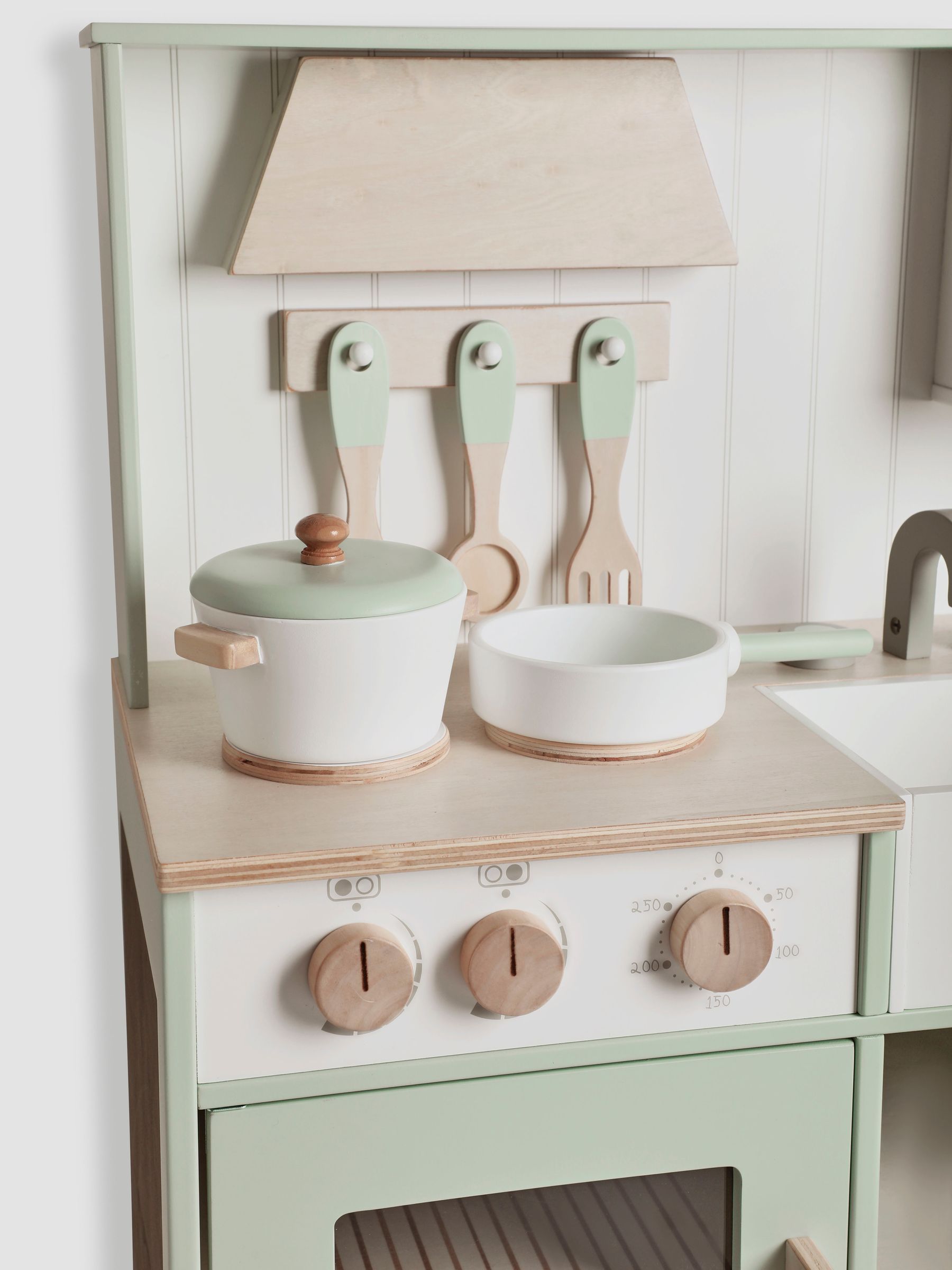 Sage Green Henley Wooden Play Kitchen - Image 4 of 9