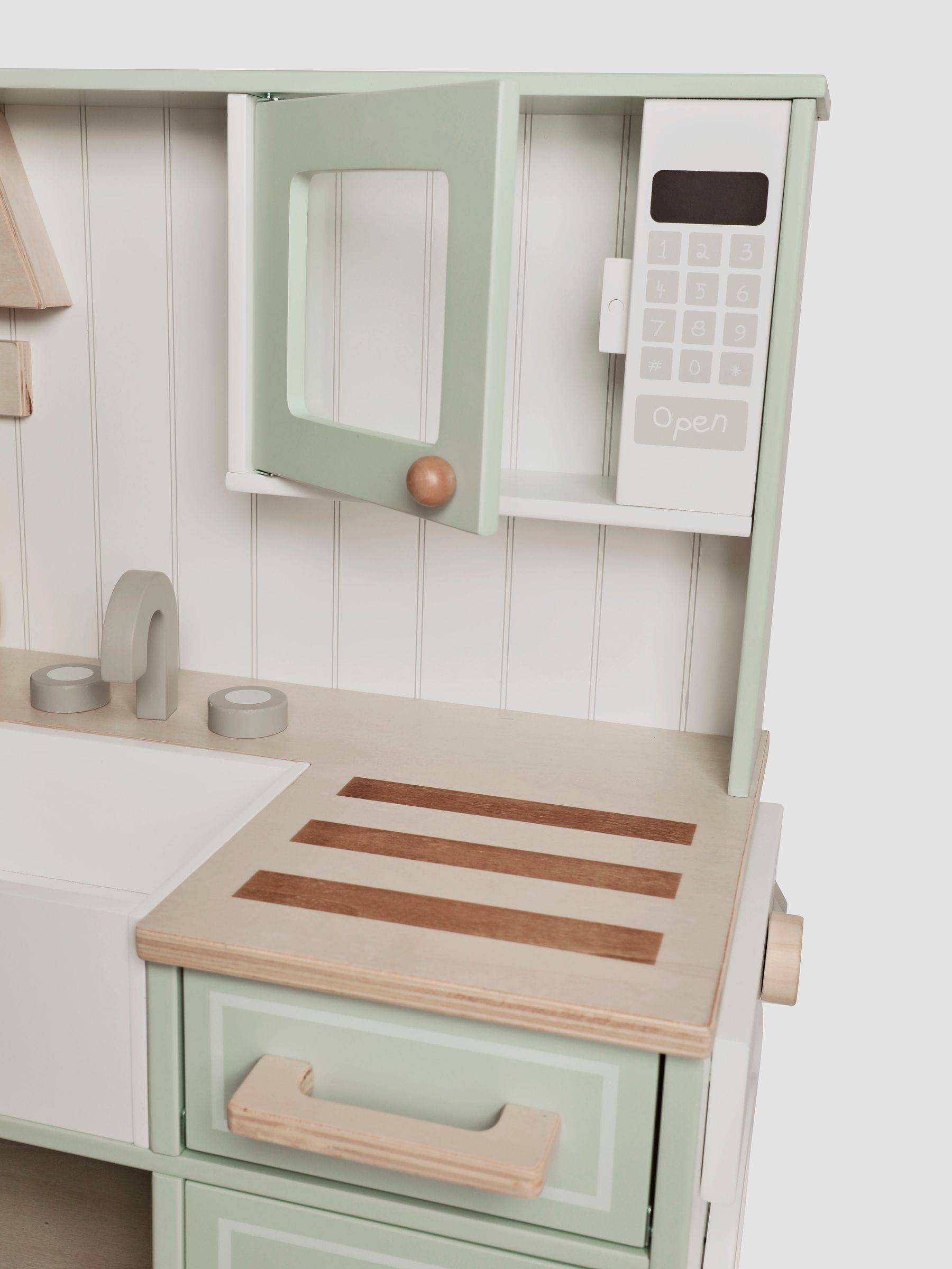 Sage Green Henley Wooden Play Kitchen - Image 5 of 9