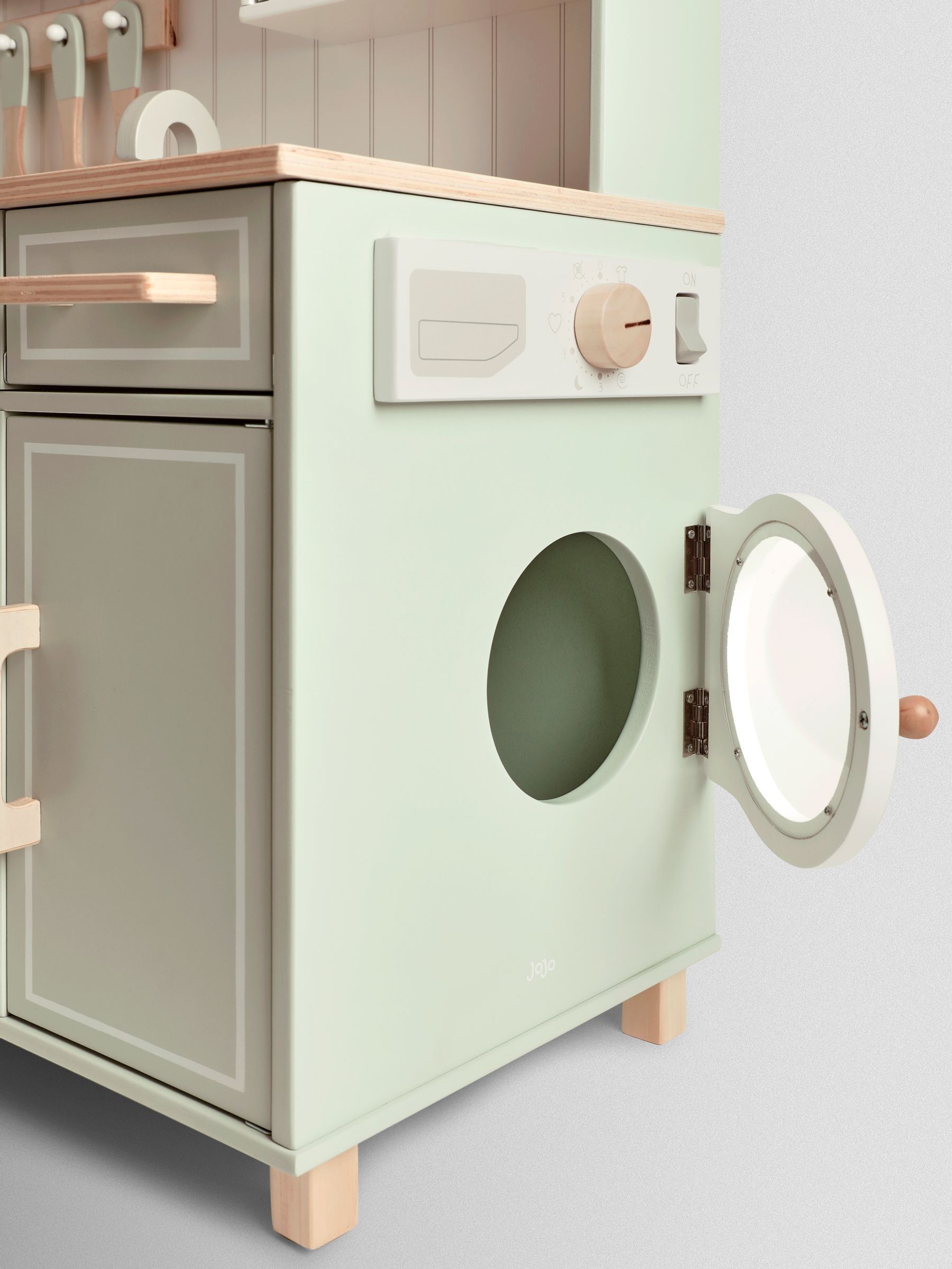 Sage Green Henley Camden Wooden Play Kitchen - Image 7 of 7