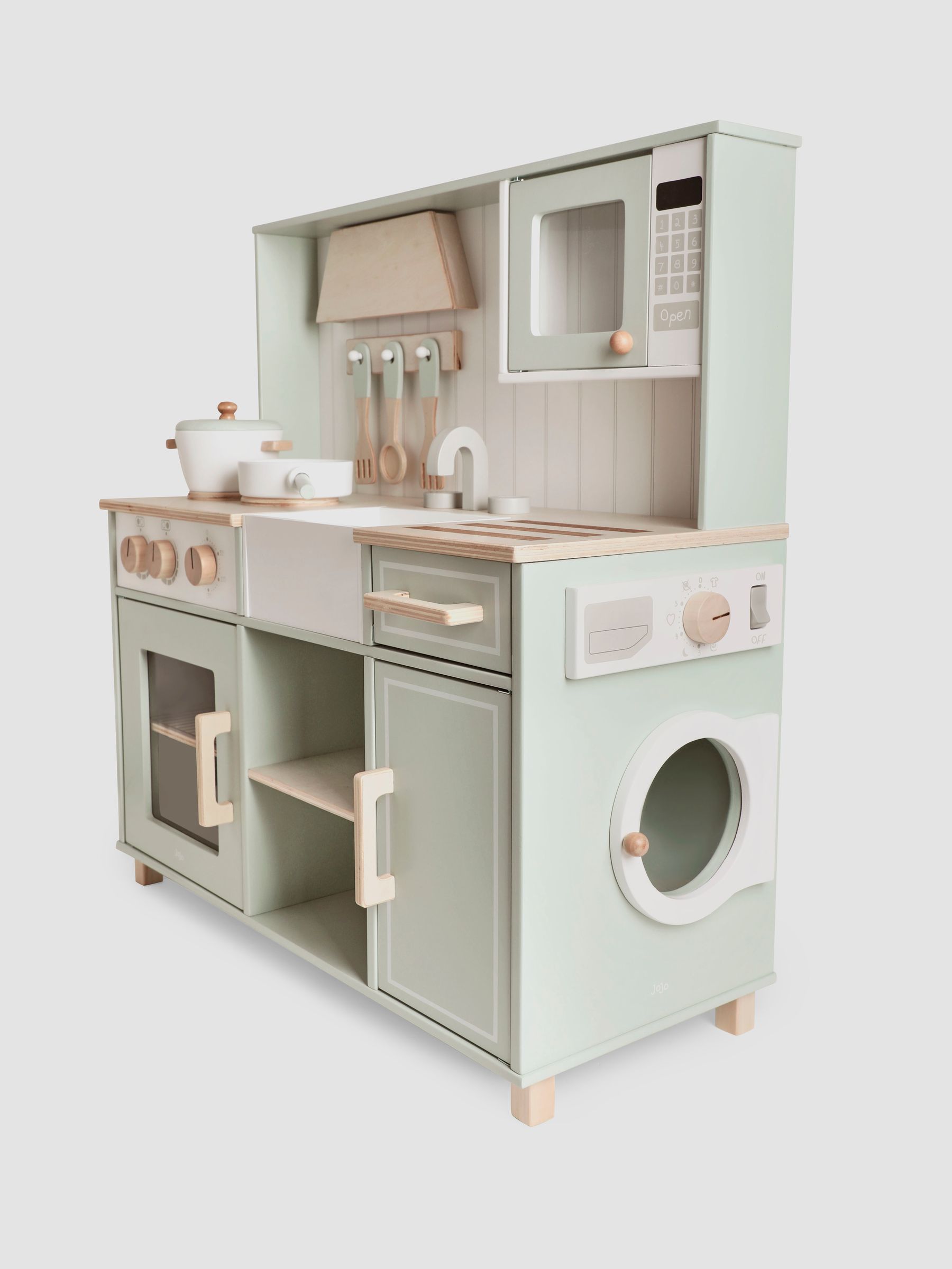 Sage Green Henley Wooden Play Kitchen - Image 8 of 9