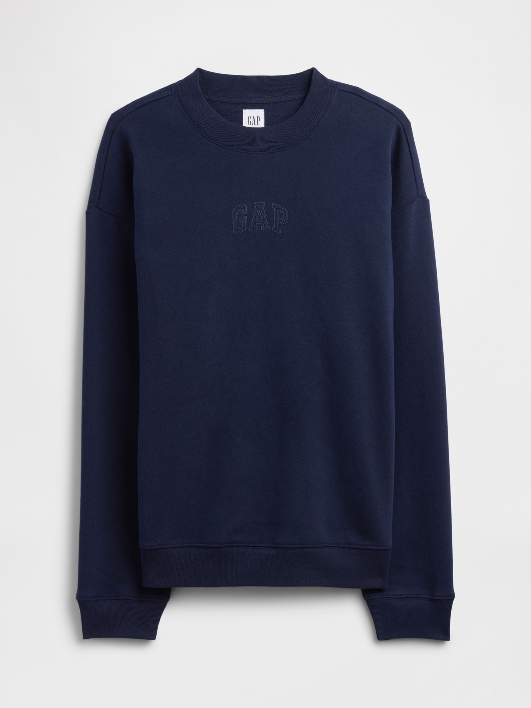 Blue Relaxed Mini-Logo Sweatshirt - Image 4 of 4 Blue Relaxed Mini-Logo Sweatshirt - Image 4 of 4