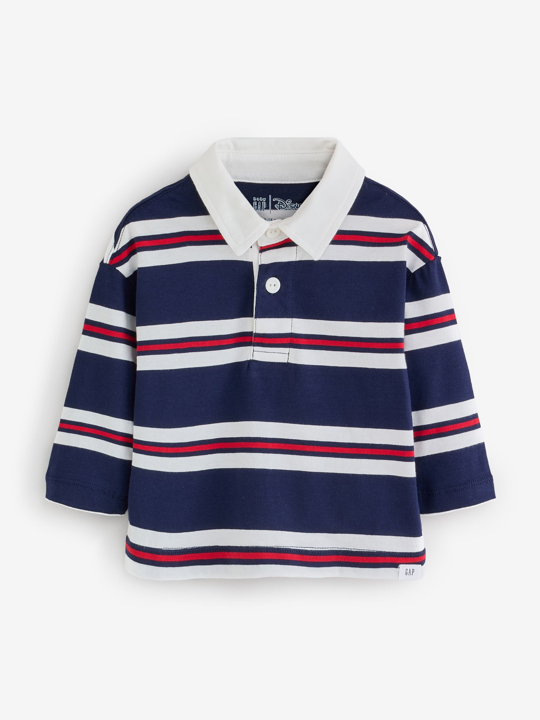Blue Mickey Mouse Disney Rugby Polo Shirt - Image 1 of 5