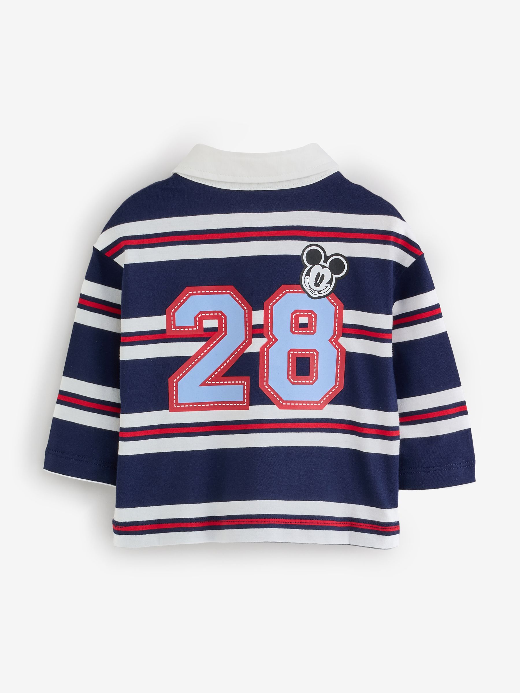 Blue Mickey Mouse Disney Rugby Polo Shirt - Image 2 of 5