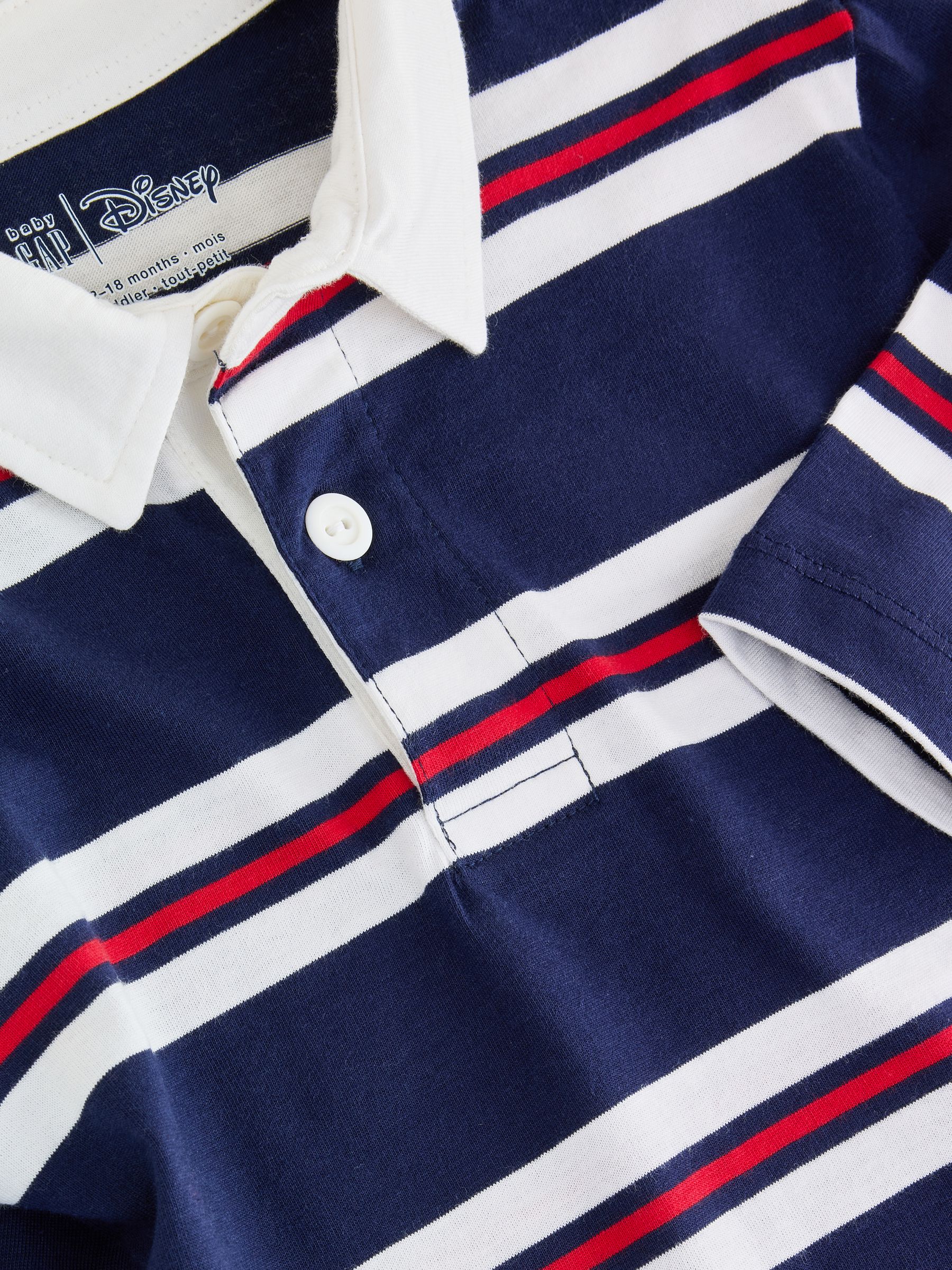 Blue Mickey Mouse Disney Rugby Polo Shirt - Image 3 of 5