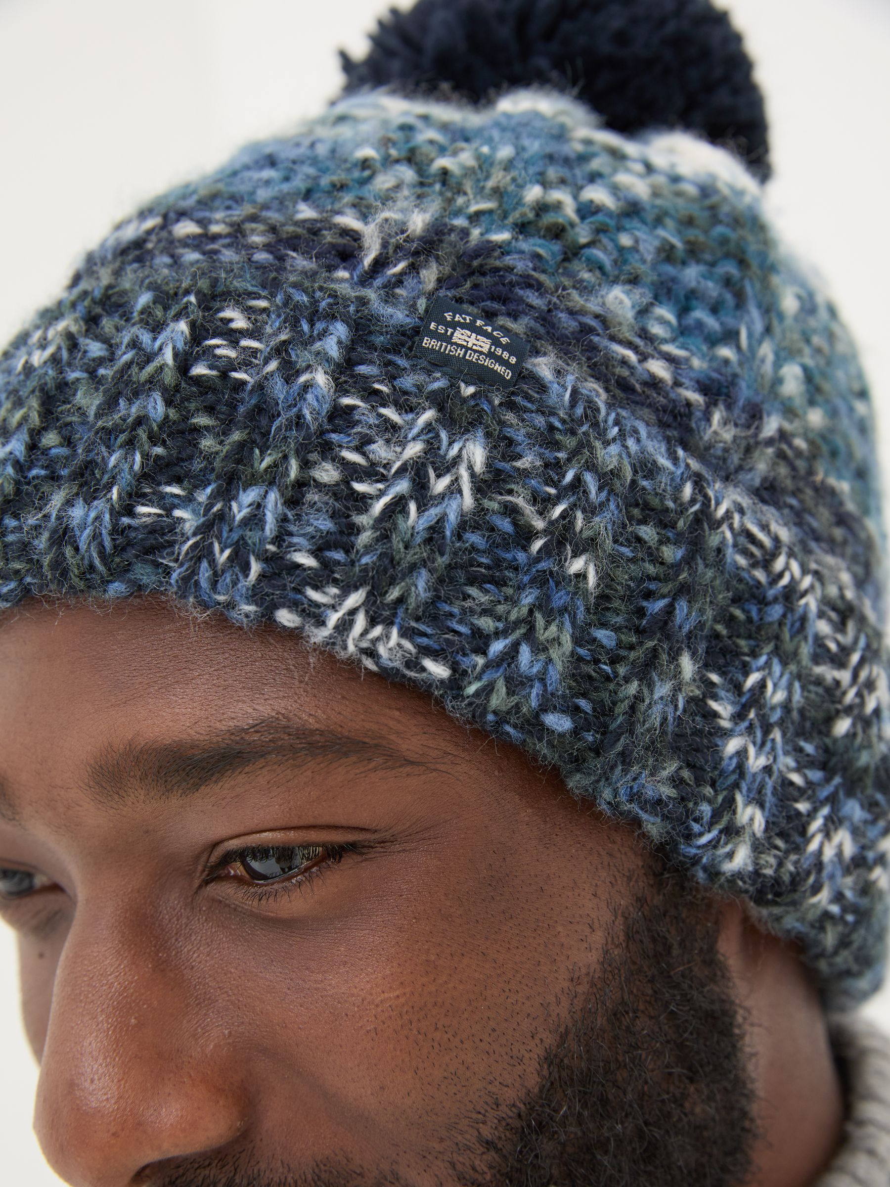 Navy Truro Bobble Hat - Image 4 of 4