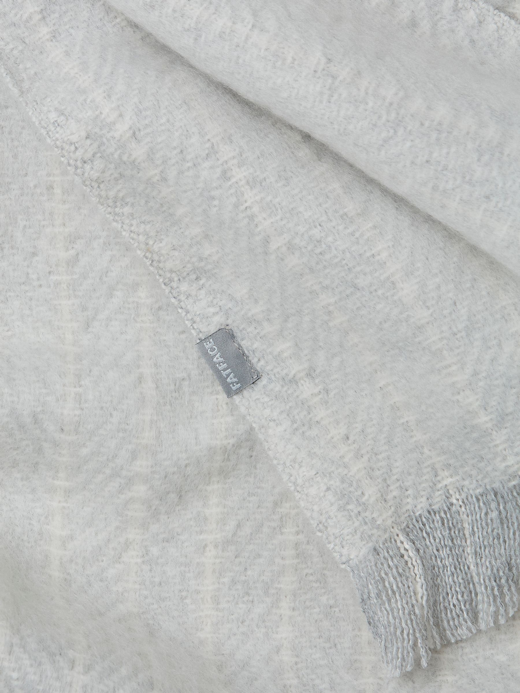 Grey Stitch Detail Scarf - Image 2 of 2