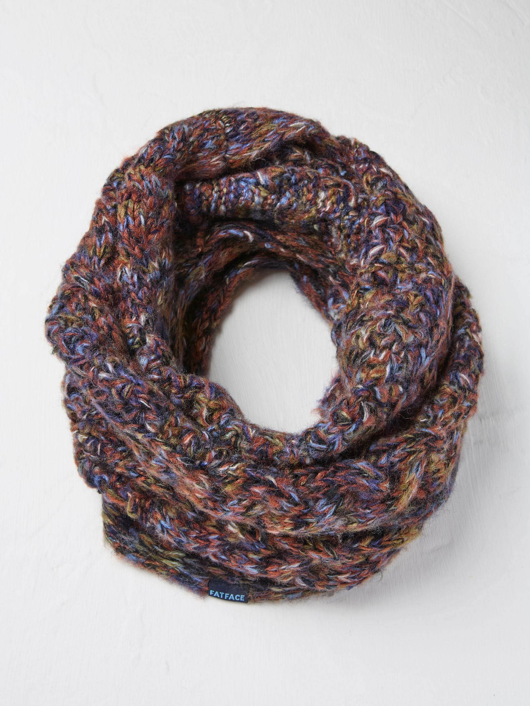 Navy Twist Snood - Image 1 of 3