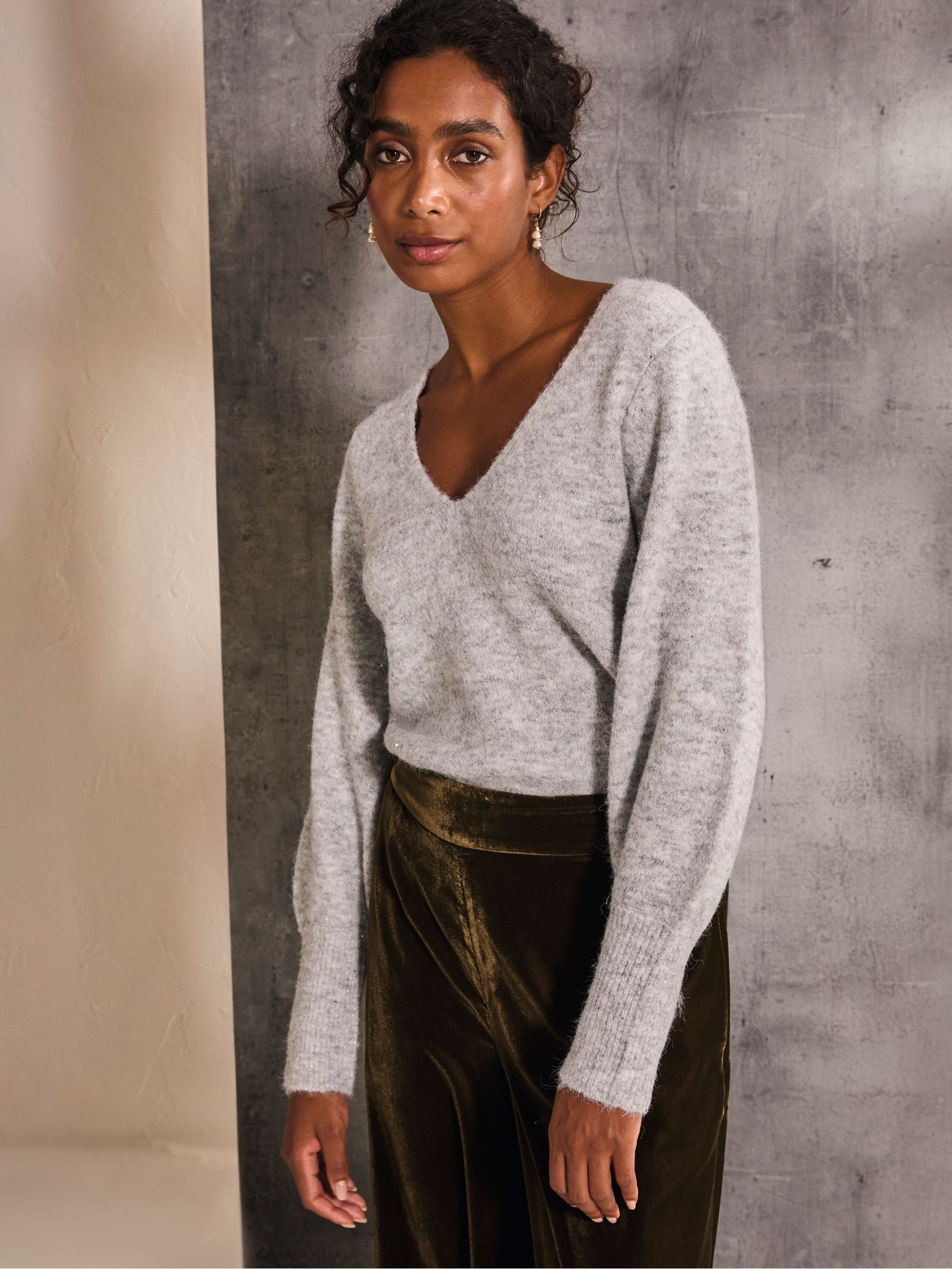 Grey Cressida Knit Jumper - Image 4 of 6