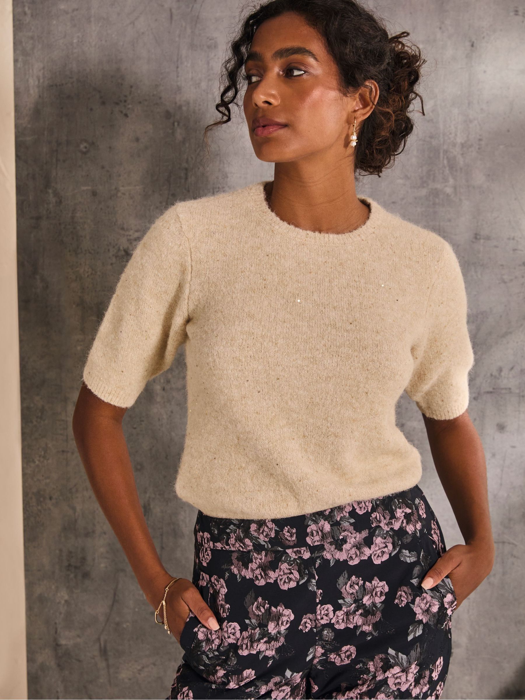 Gold Clemence Knitted Top - Image 4 of 6