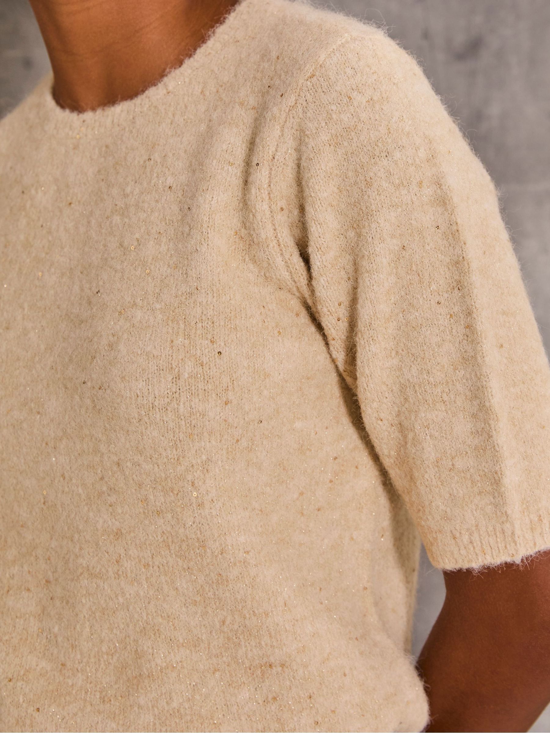Gold Clemence Knitted Top - Image 5 of 6