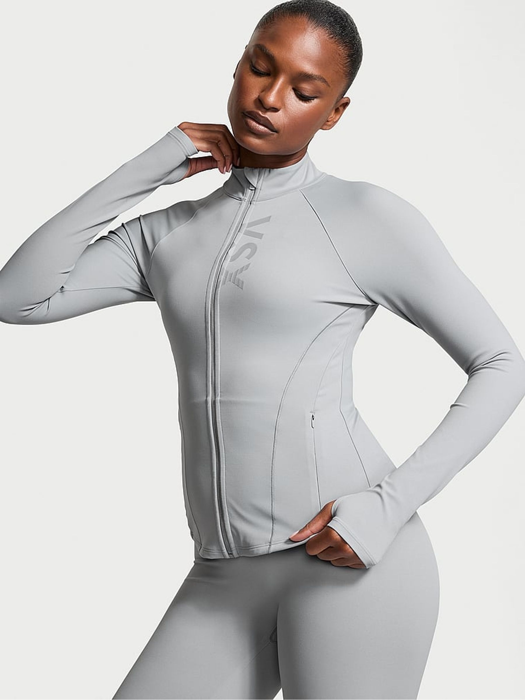 Starstruck Grey Full Zip Elevate™ Full Zip Jacket - Image 1 of 4