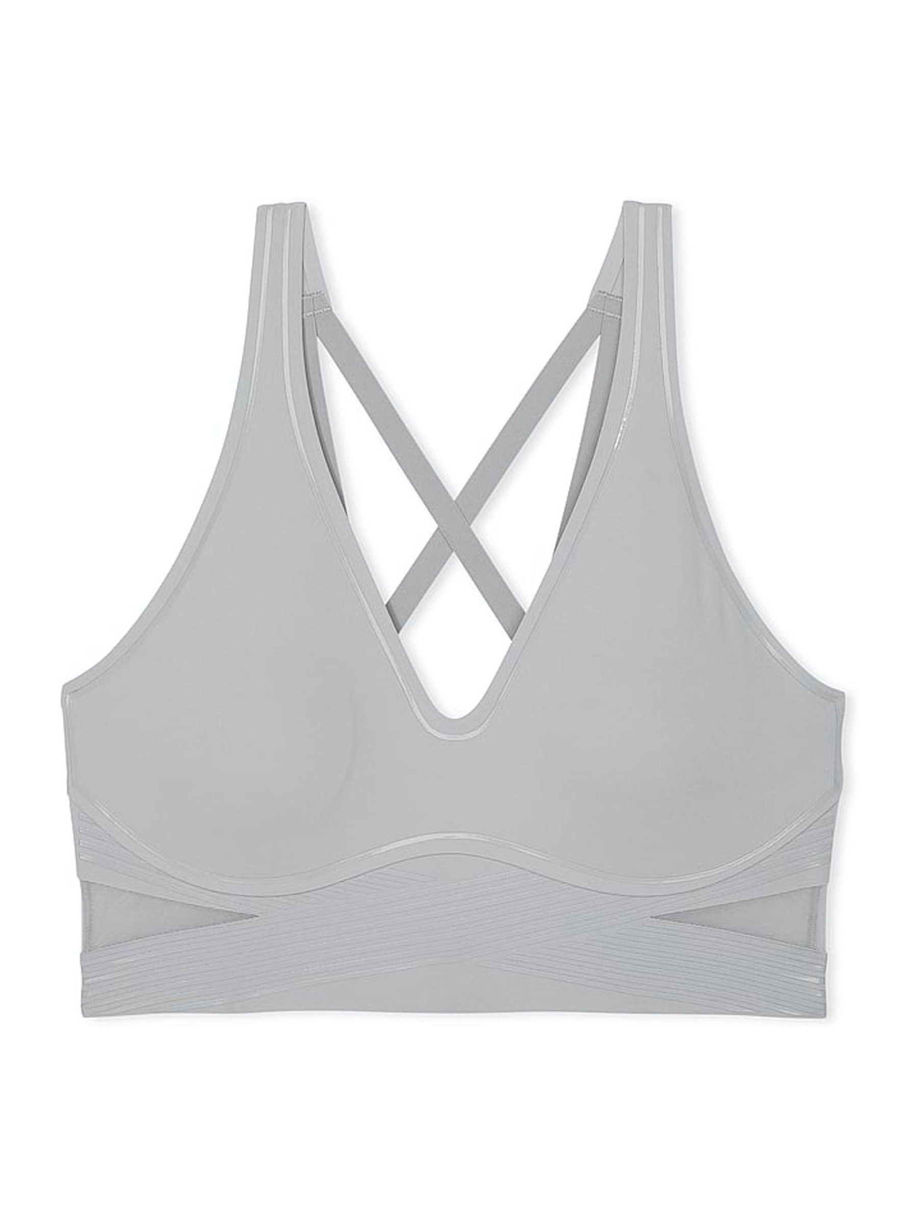 Starstruck Grey Plunge Elevate™ Contour Low Support Sports Bra - Image 3 of 3