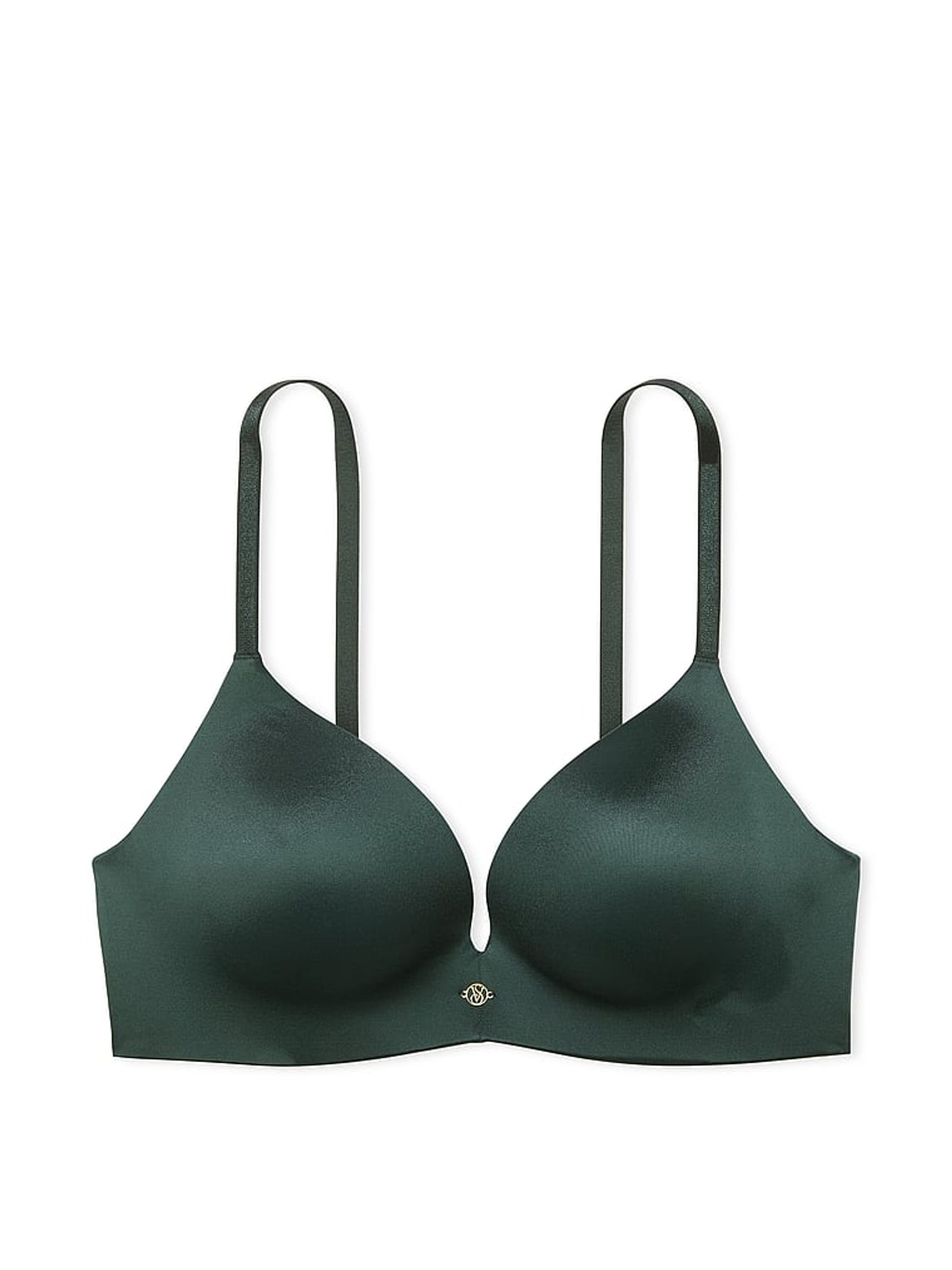 Botanical Green So Obsessed Non Wired Push Up Bra - Image 3 of 3
