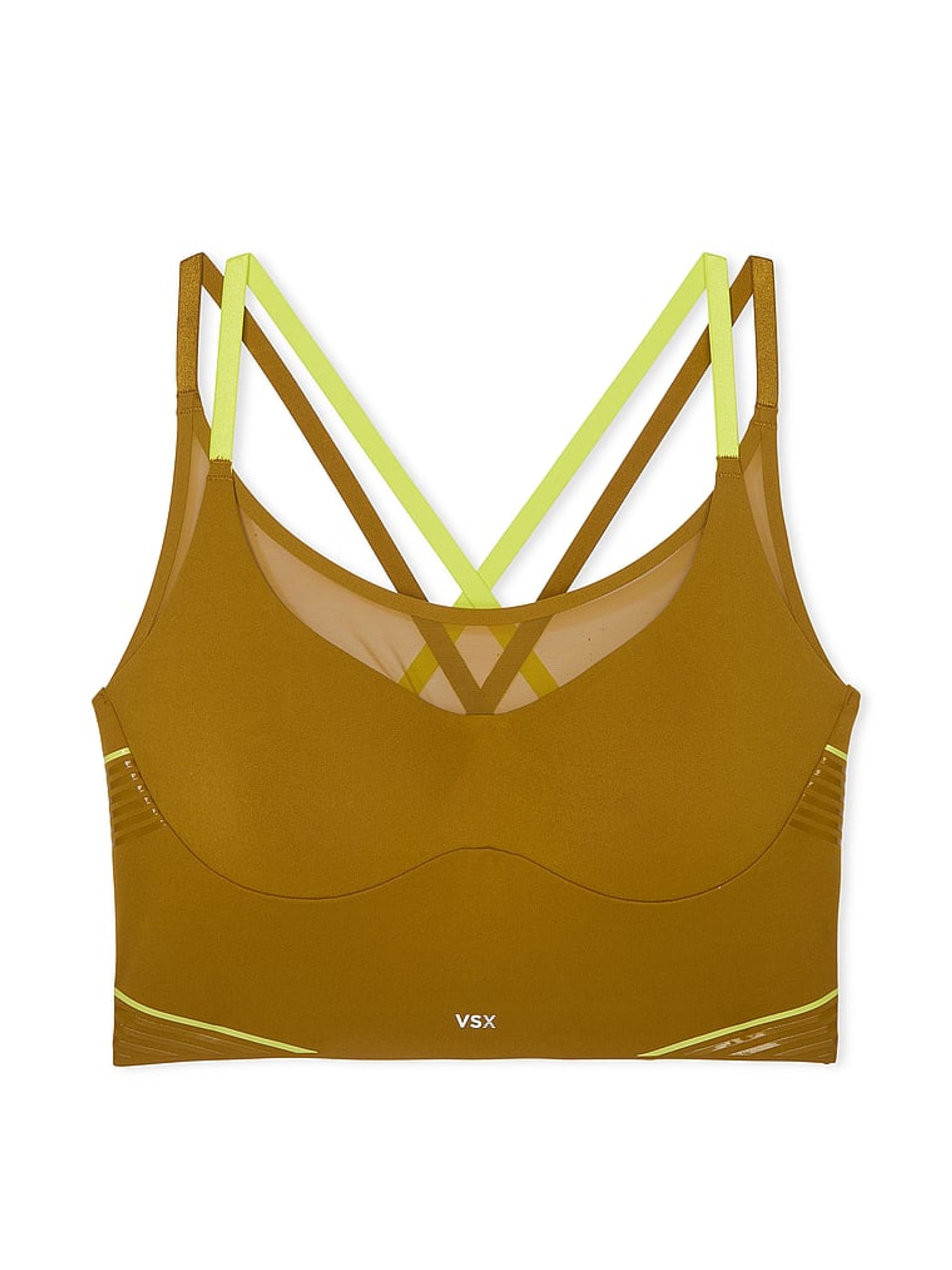 Fern Green Longline VSX Elevate™ Contour Low Impact Sports Bra - Image 3 of 3