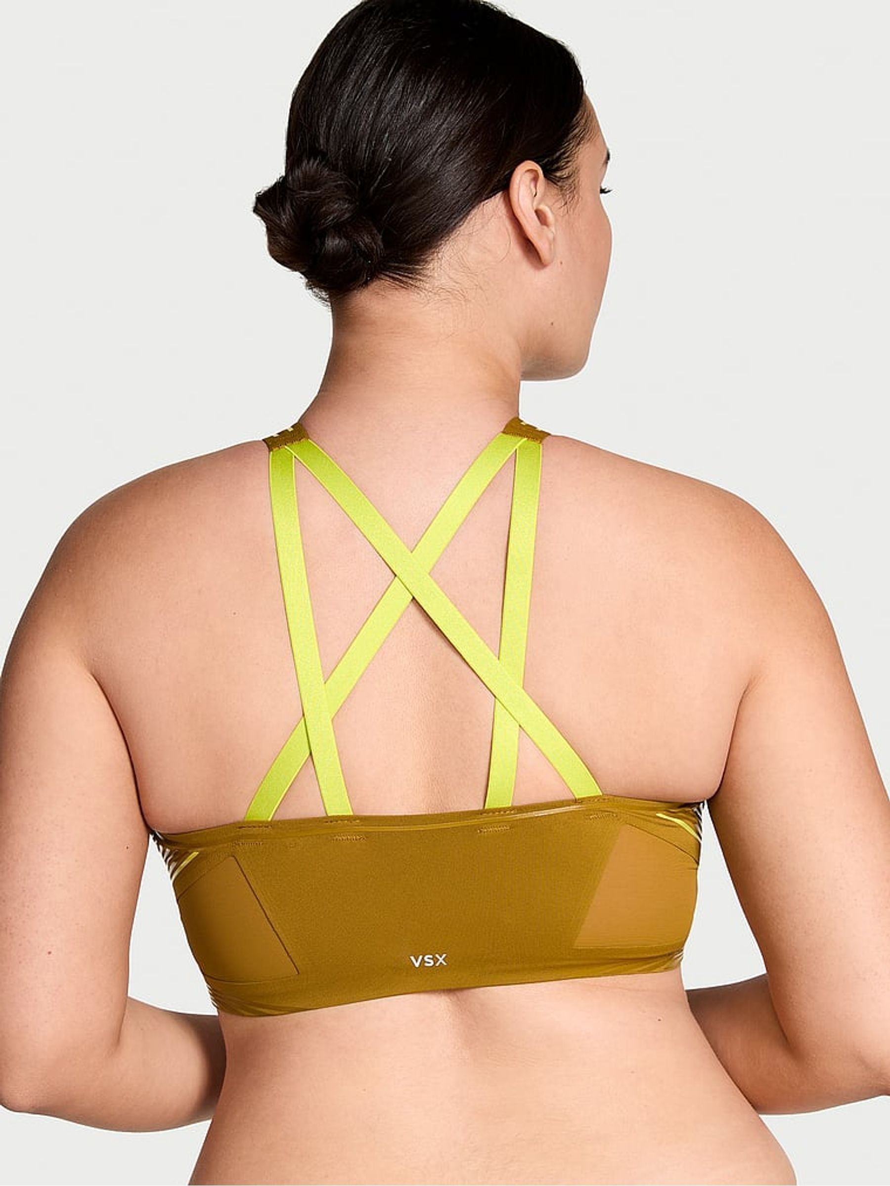 Fern Green Plunge VSX Elevate™ Contour Low Impact Sports Bra - Image 2 of 3