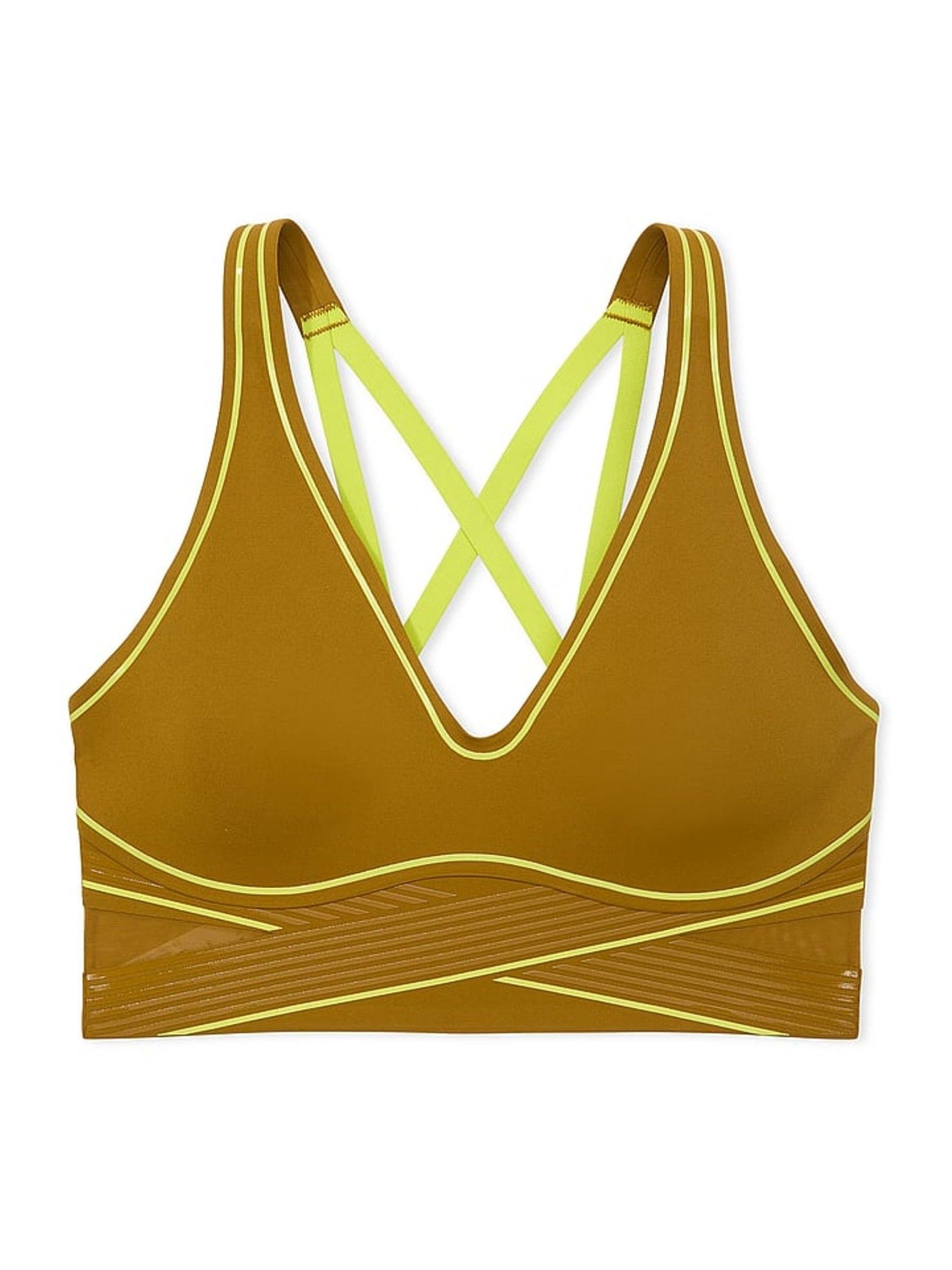 Fern Green Plunge VSX Elevate™ Contour Low Impact Sports Bra - Image 3 of 3