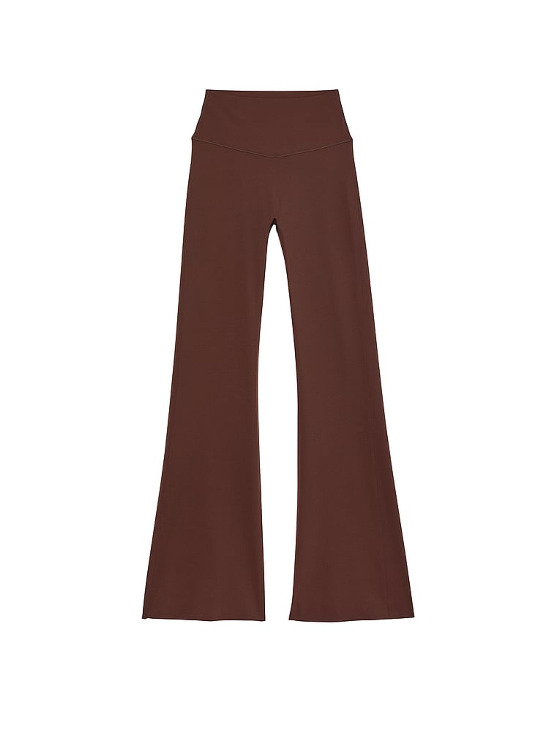 Burgundy Brown Elevate™ Stretch Flare Leggings - Image 3 of 3