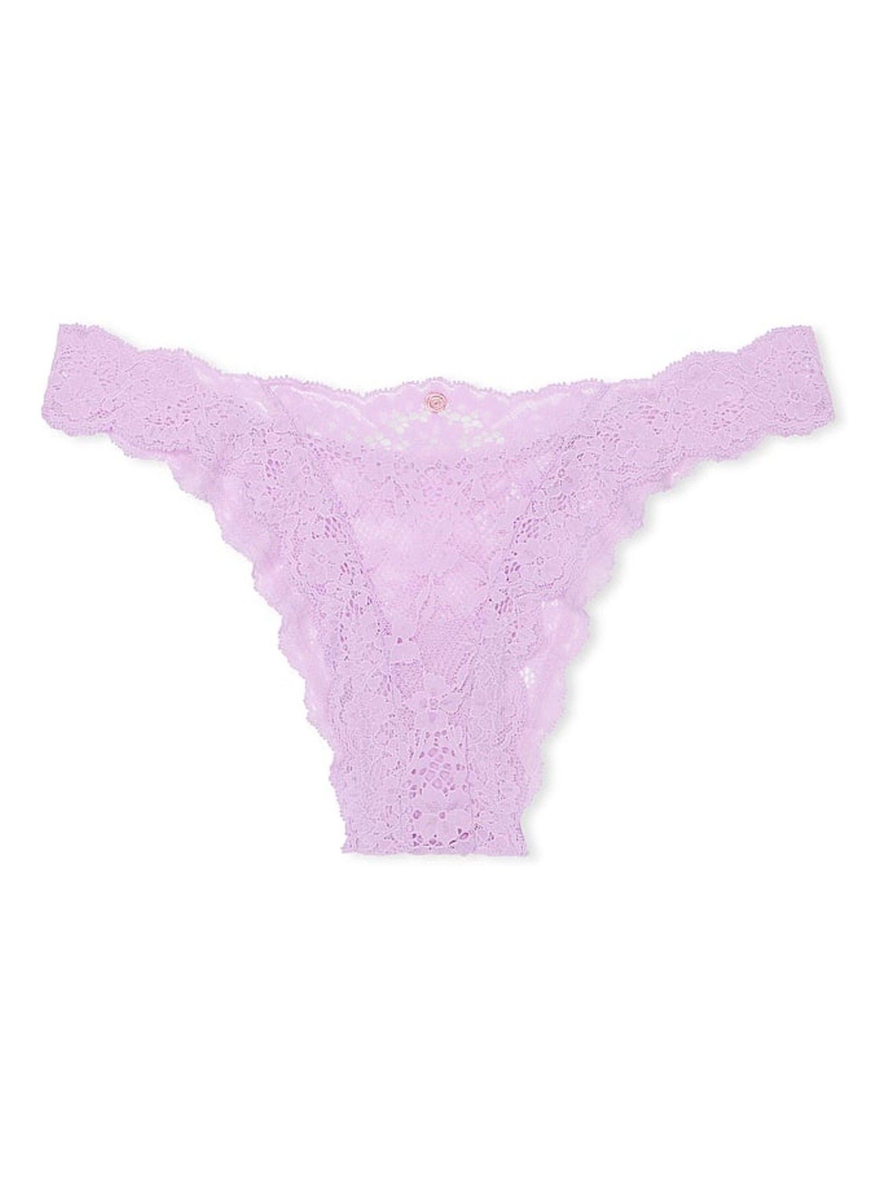 Lilac Purple Brazilian Lace Knickers - Image 3 of 3
