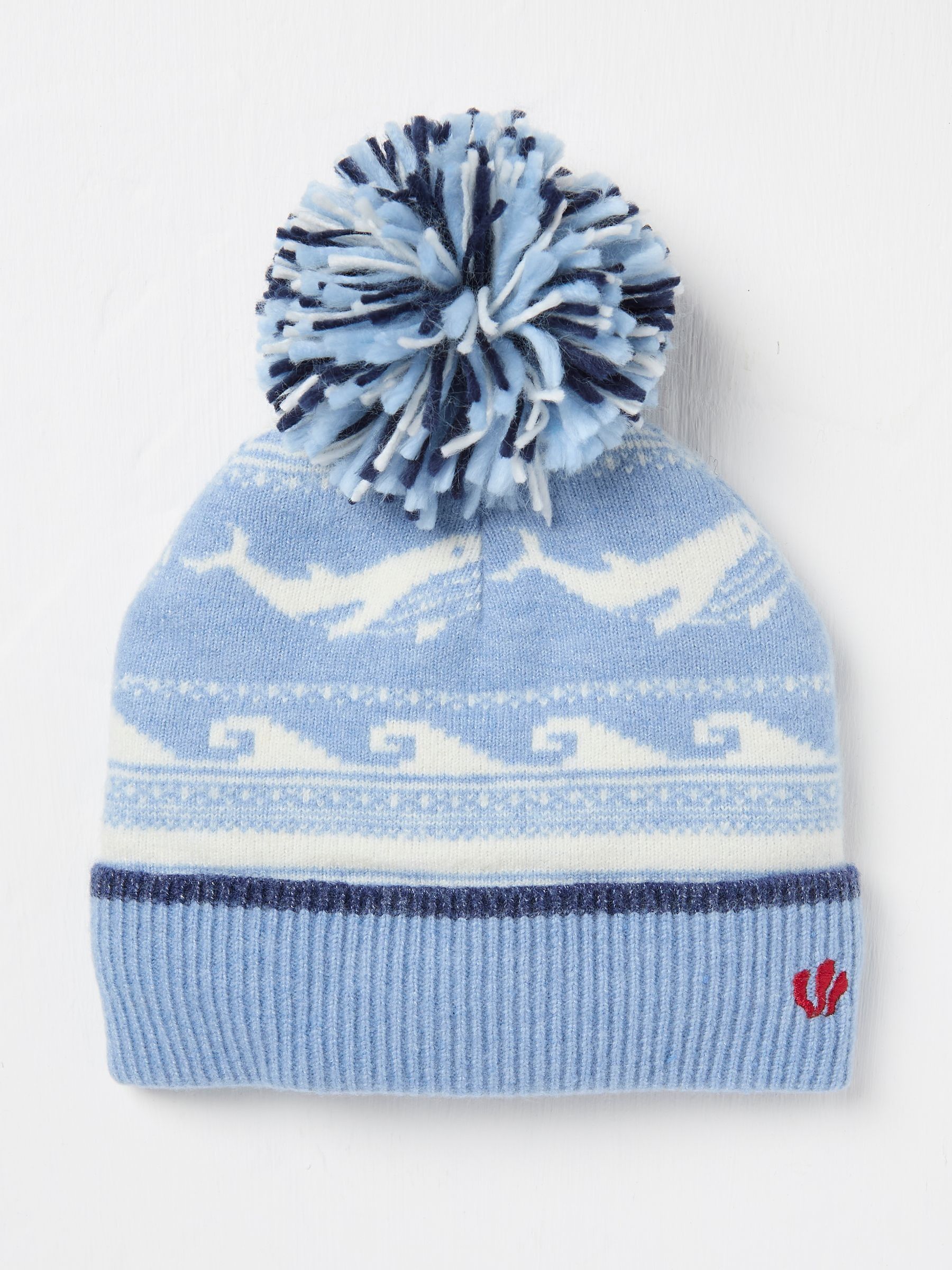 Blue Shelter Wilson the Whale Hat FatFace