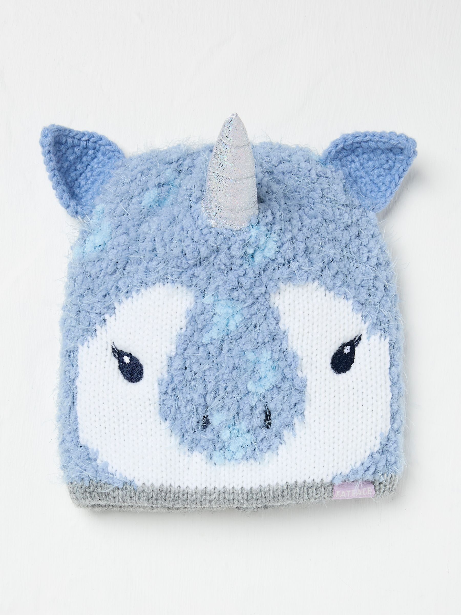 Blue Unicorn Beanie Hat - Image 1 of 2
