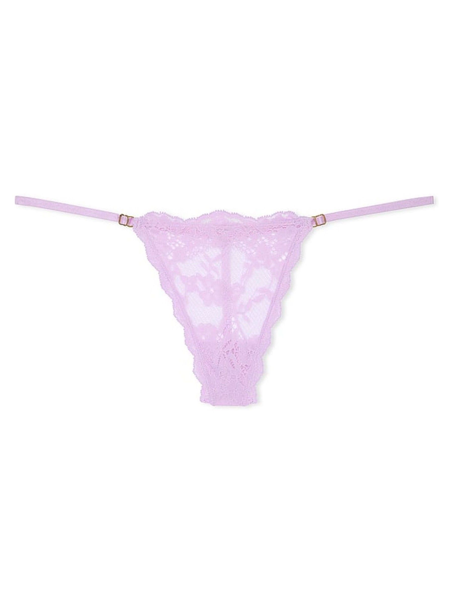 Lilac Purple G String Lace Knickers - Image 3 of 3