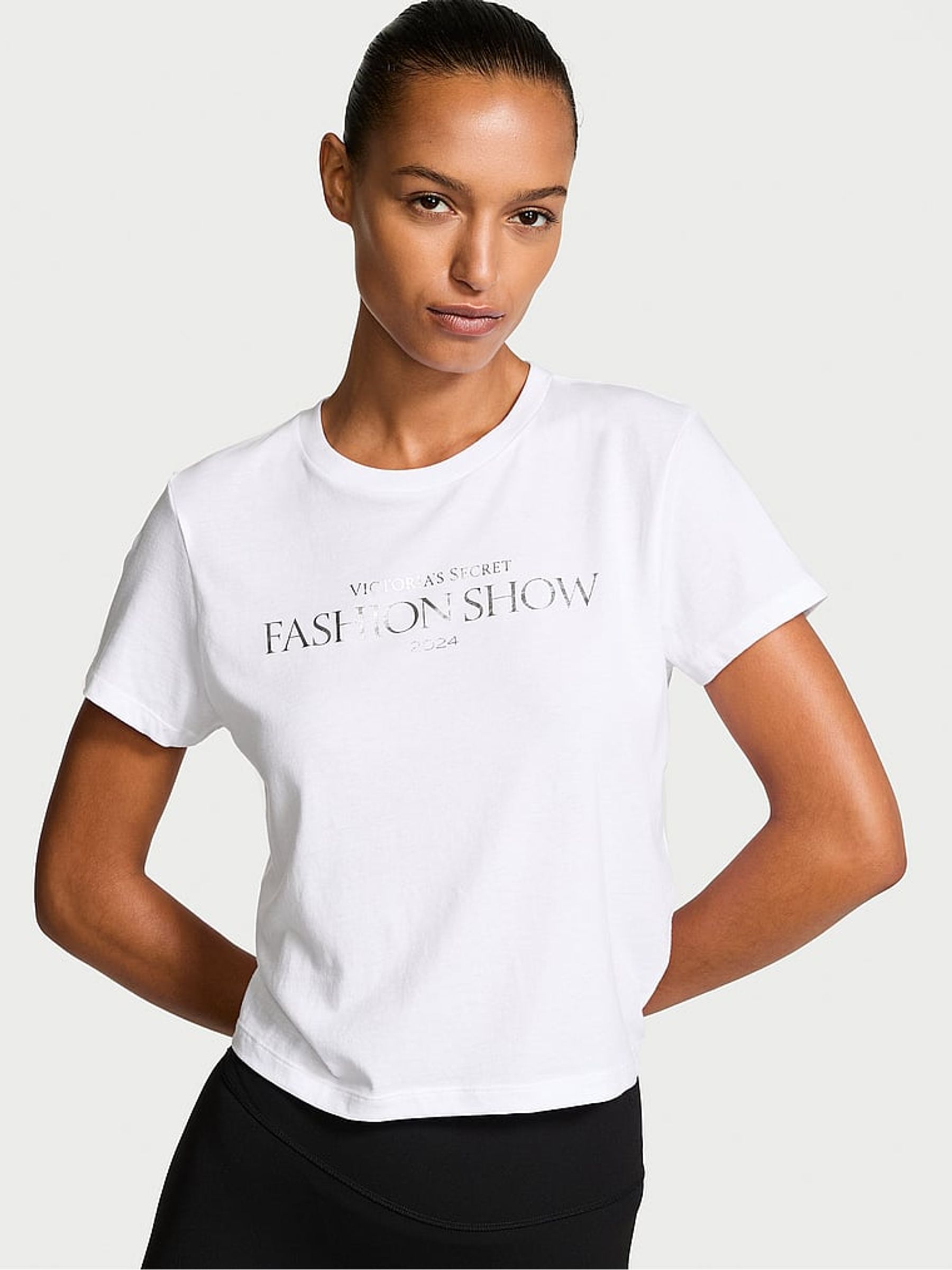 White Fashion Show '24 Cotton T-Shirt - Image 2 of 4