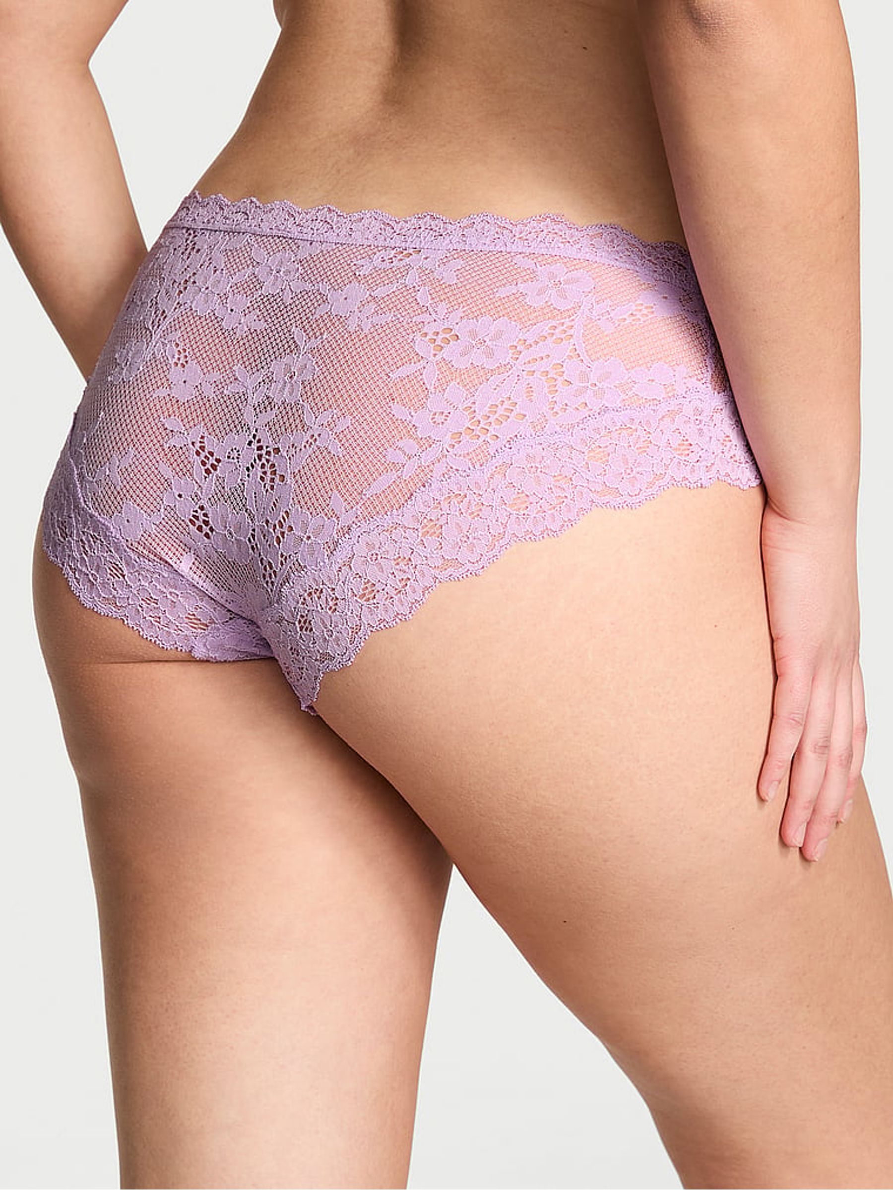 Lilac Purple Hipster Lace Knickers - Image 2 of 4
