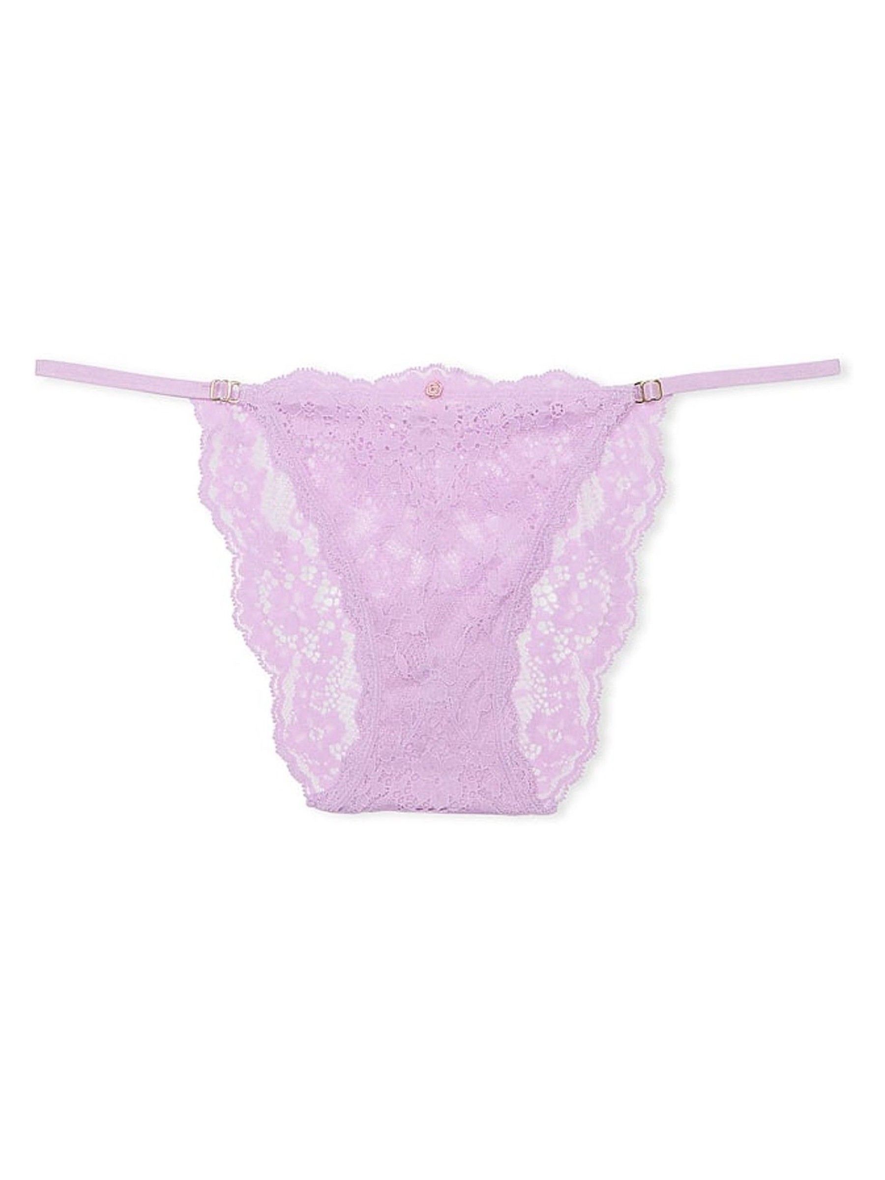Lilac Purple Bikini Lace Knickers - Image 3 of 3