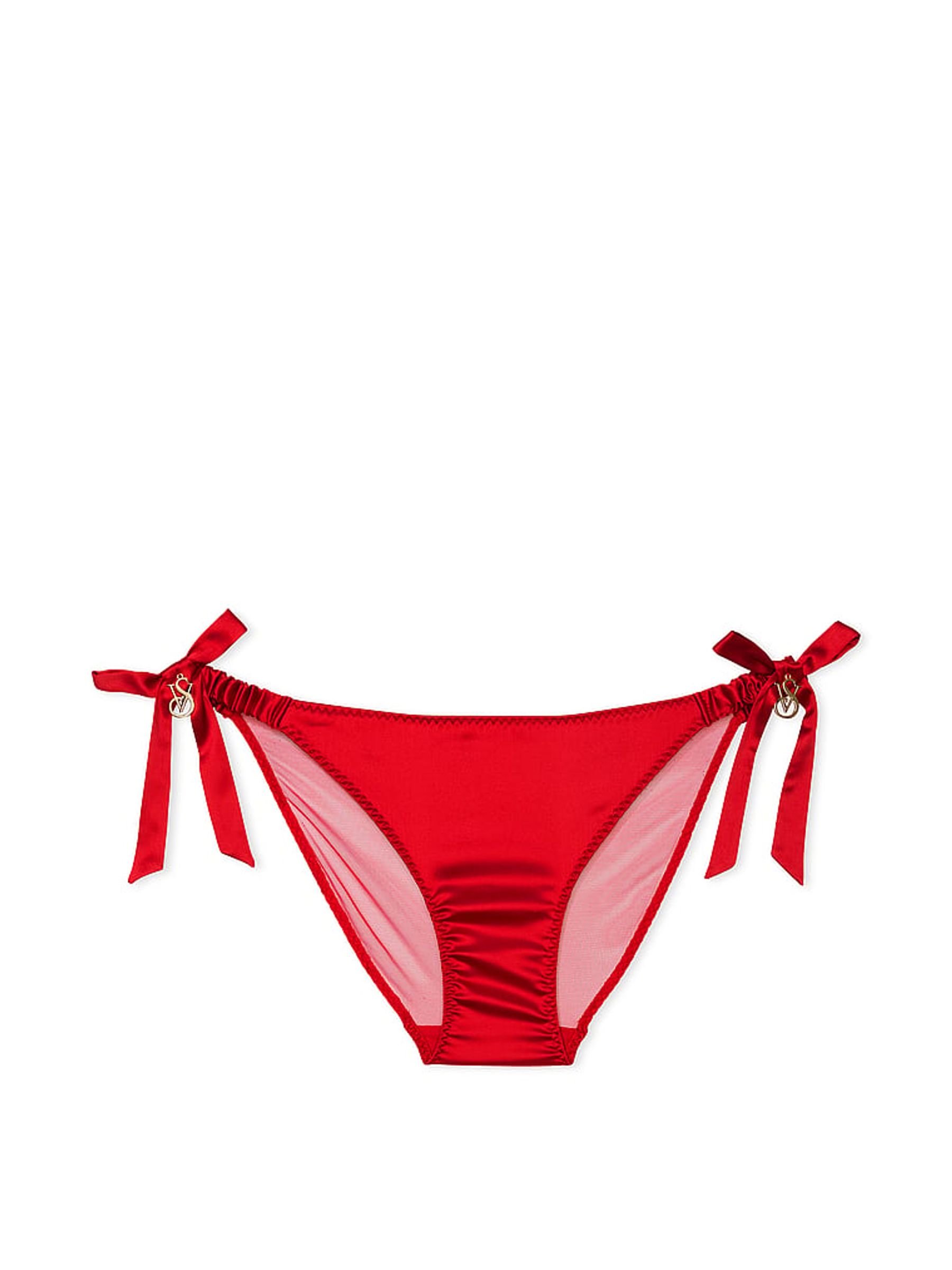 Lipstick Red Tie Side Bow Knickers - Image 3 of 3