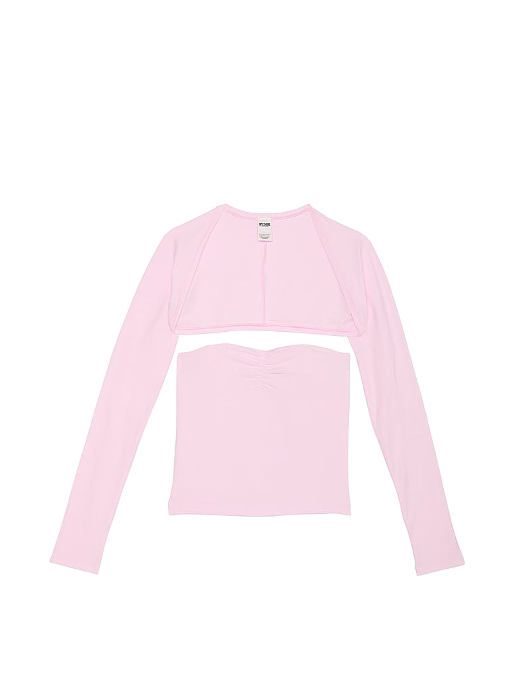 Pink Tulip Cotton Balero Long Sleeve T-Shirt - Image 3 of 3